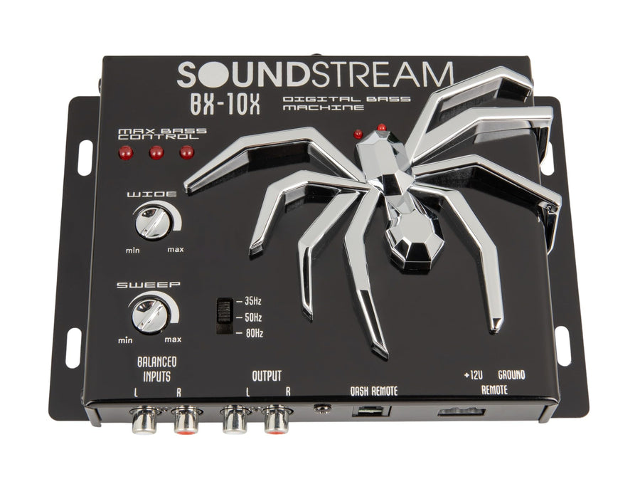Bass Enhancer Processor Soundstream BX-10X – Car Audio Bass Restoration Processor with Remote Control | Subwoofer Bass Booster and Epicenter Alternative for Factory & Aftermarket Sound Systems