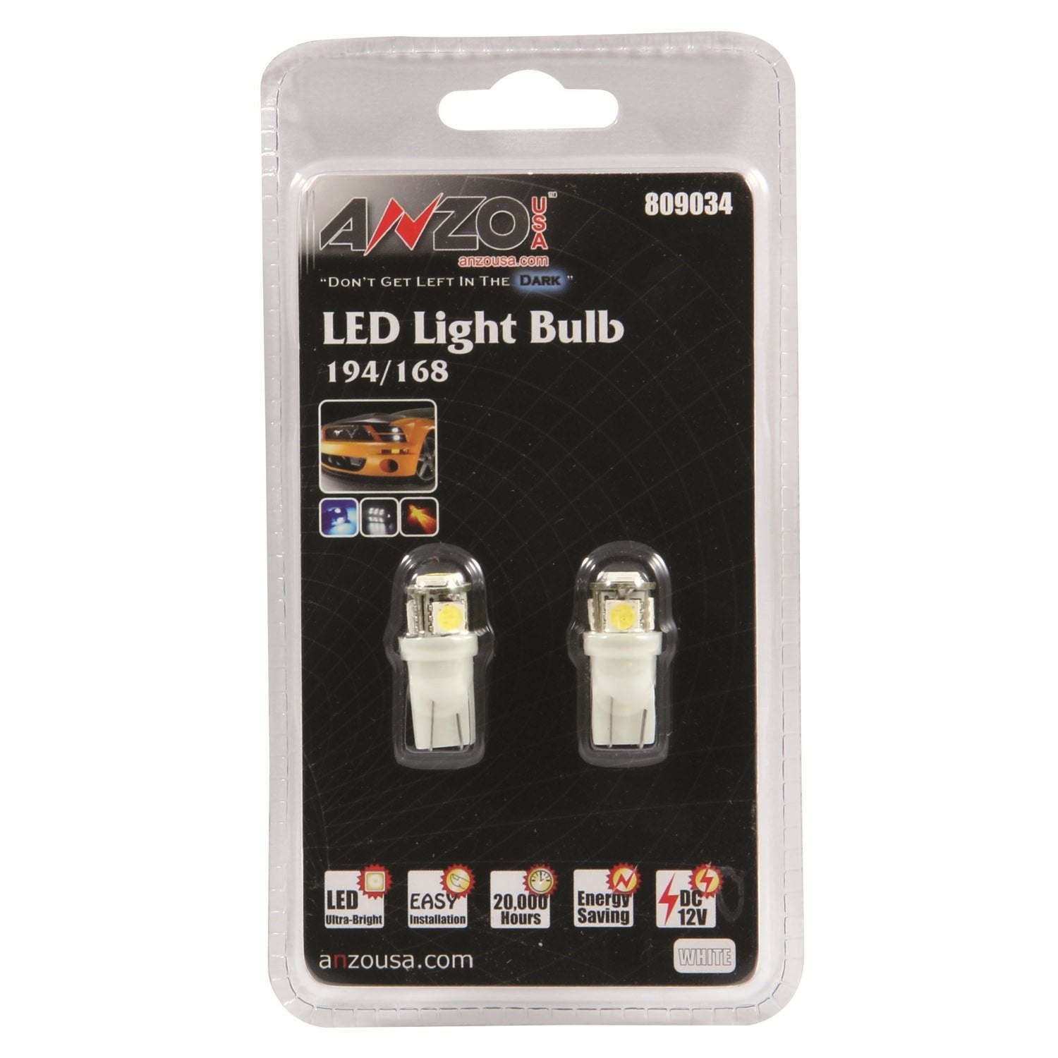 809034 ANZO USA White '194/168' Bulb