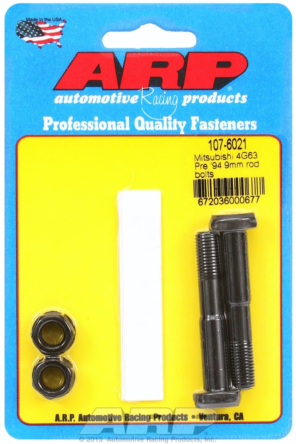 Connecting Rod Bolt Kit ARP 107-6021, Pack of 2