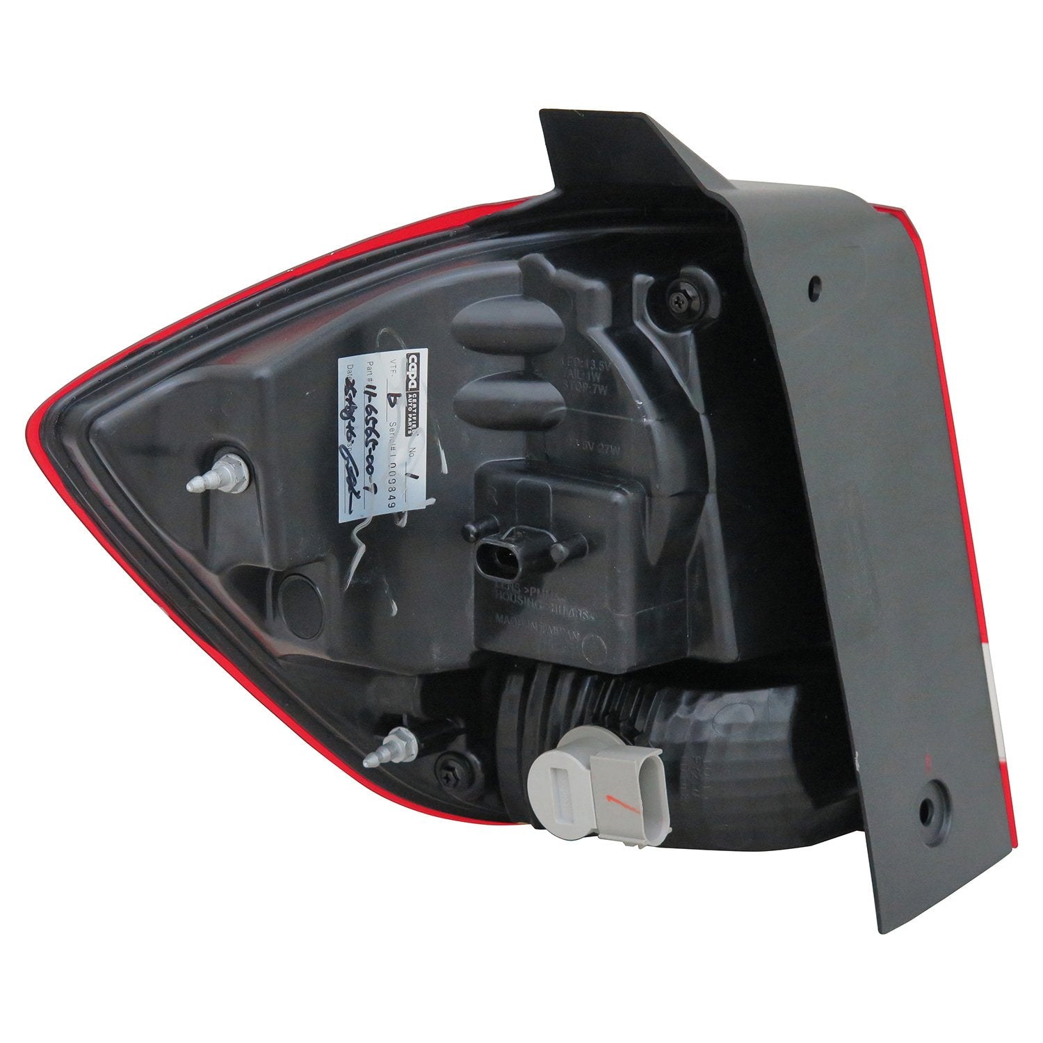 Dodge Journey TYC 11-6565-00 Right Replacement Tail Lamp