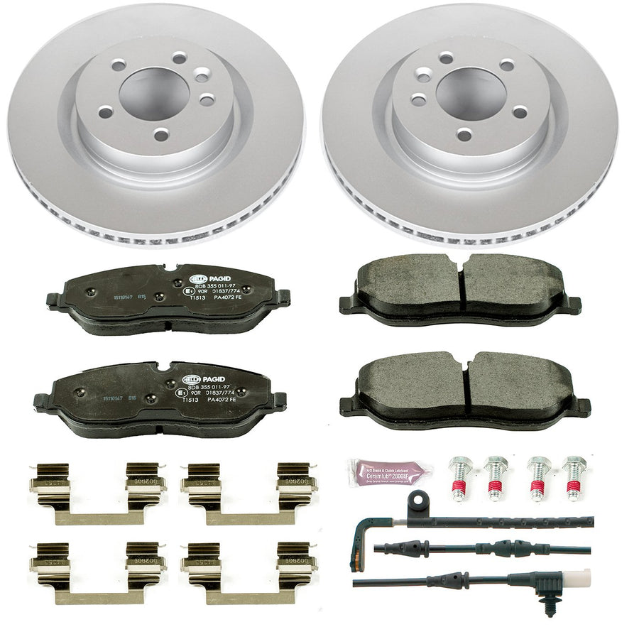 Power Stop ESK6047 Euro-Stop Front Brake Kit L& Rover For Land Rover Range Rover Sport 2006-2009 [Model Specific]