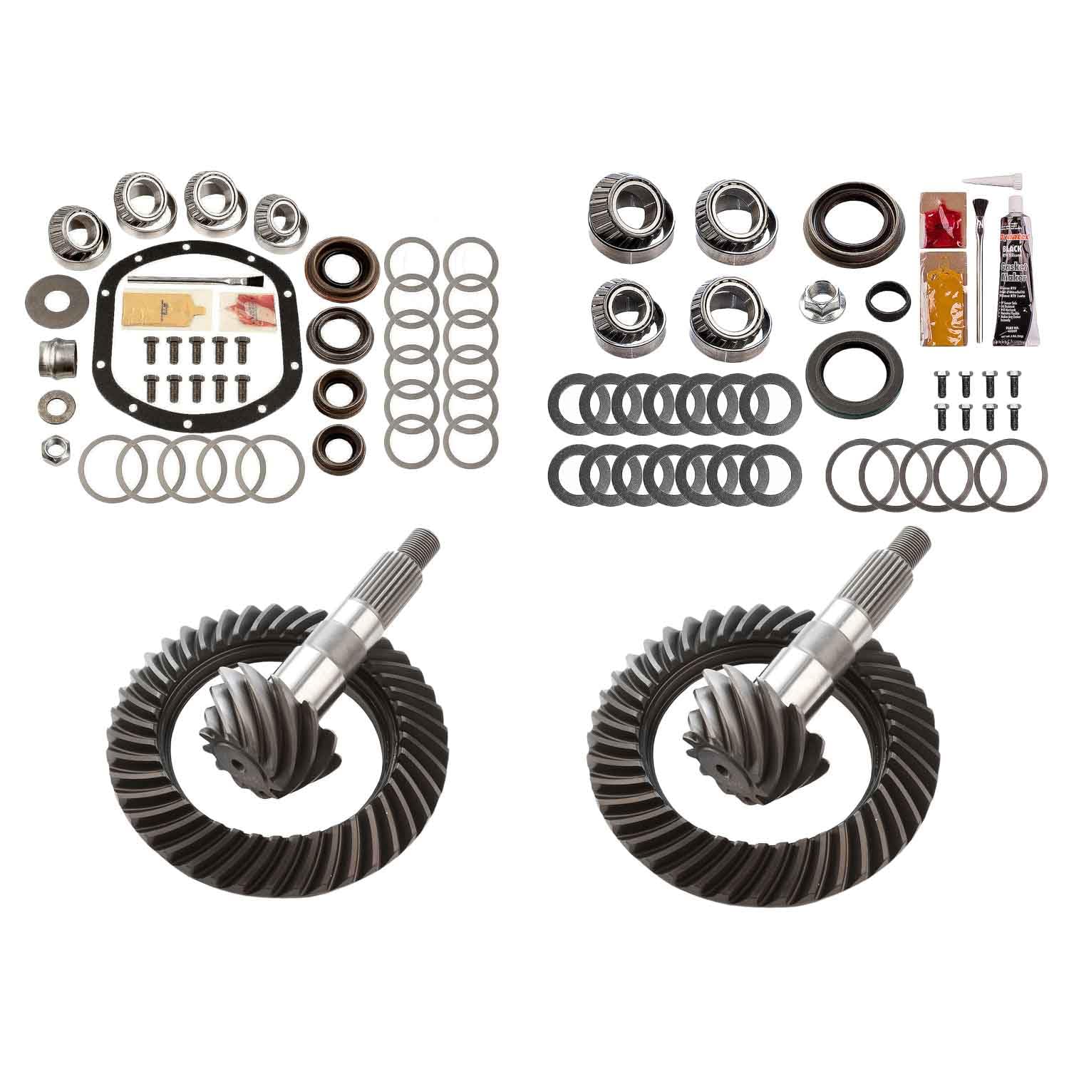 Motive Gear MGK-111, Rebuild Kit Ring & Pinion, For Dana 30 Front & Dana 35 Rear Axles, Ratio 4.88, 10-Bolt/8-Bolt, 26 Spline, 8 Pinion & 39 Ring Tooth - Fits Jeep TJ/Wrangler, Replaces Yukon YGK006.