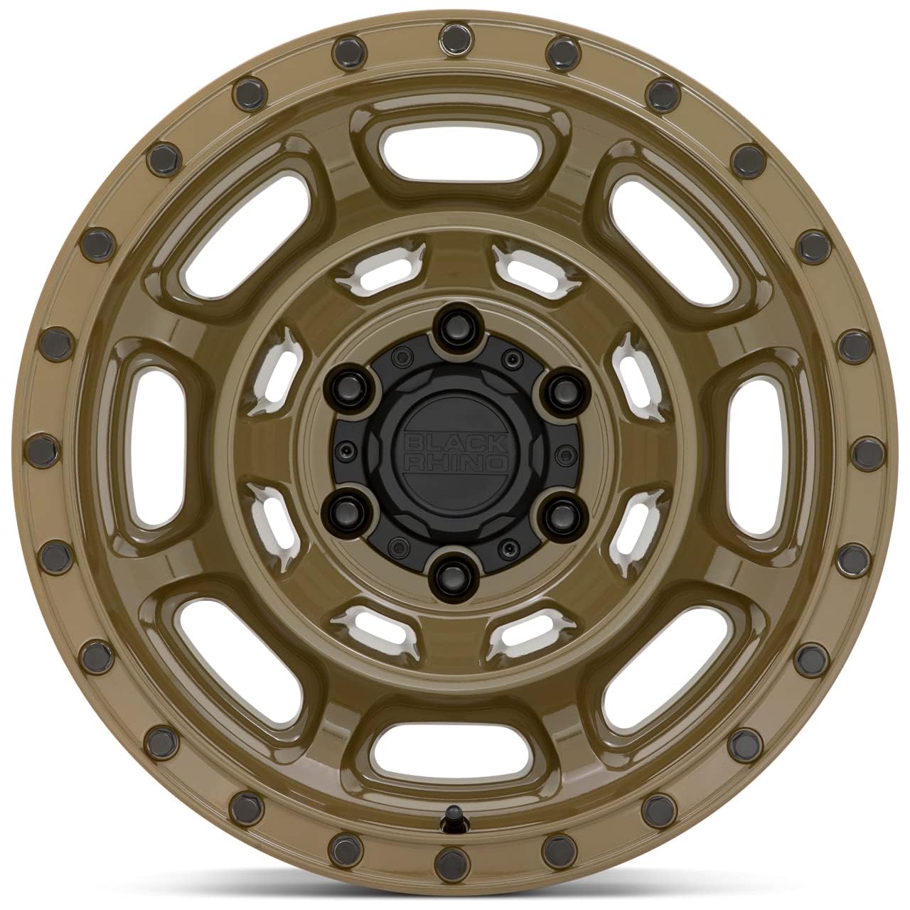 CONVOY Black Rhino Hard Alloys 17X8.5, 5X5.0, 4.04, -18mm GATOR GREEN - 1785CNV-85127N71