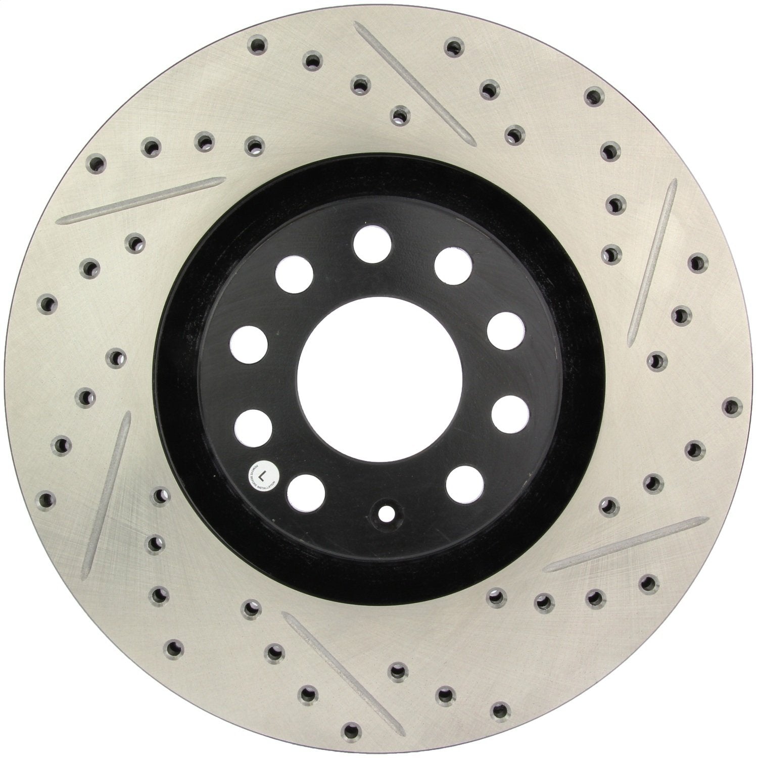 Sport Drilled/Slotted Brake Rotor StopTech 127.33096L (Front Left), 1 Pack