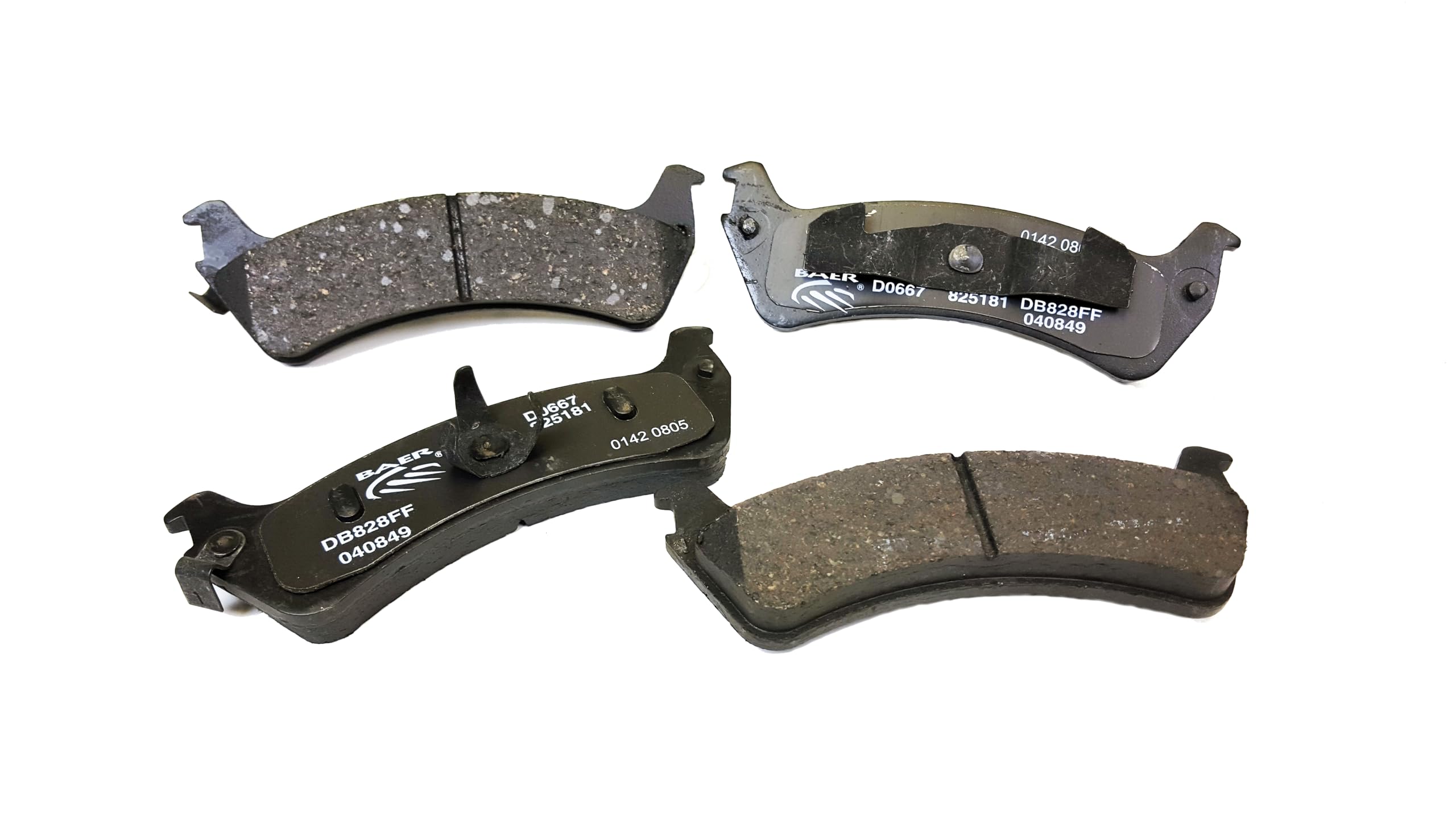 Rear Baer Brakes D0667 Claw Brake Pads