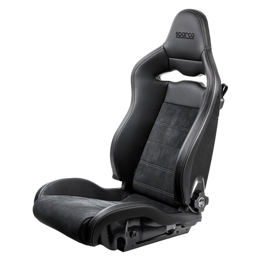 Black, Grey Sparco 00974ZMTNRGRDX Seat (SPX Special Edition with Matte Carbon Shell - Right), 1 Pack