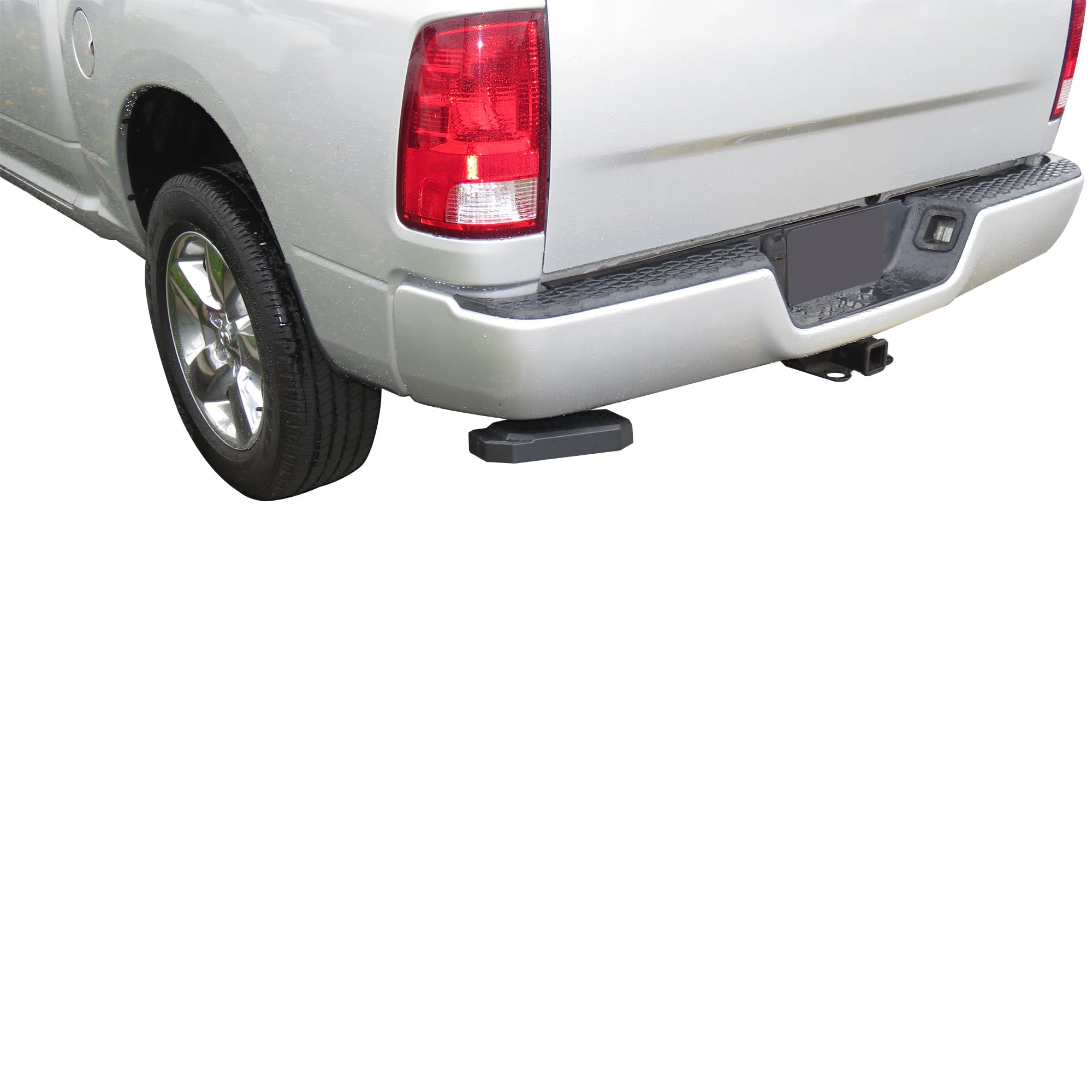 Retractable Black Horse Truck Bed Corner Step Compatible with 09-10 Dodge 1500|19-24 Ram 1500 Classic|11-18 Ram 2500-3500-1500