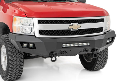 Heavy Duty Rough Country LED Front Bumper for 07-13 Chevy Silverado 1500-10769