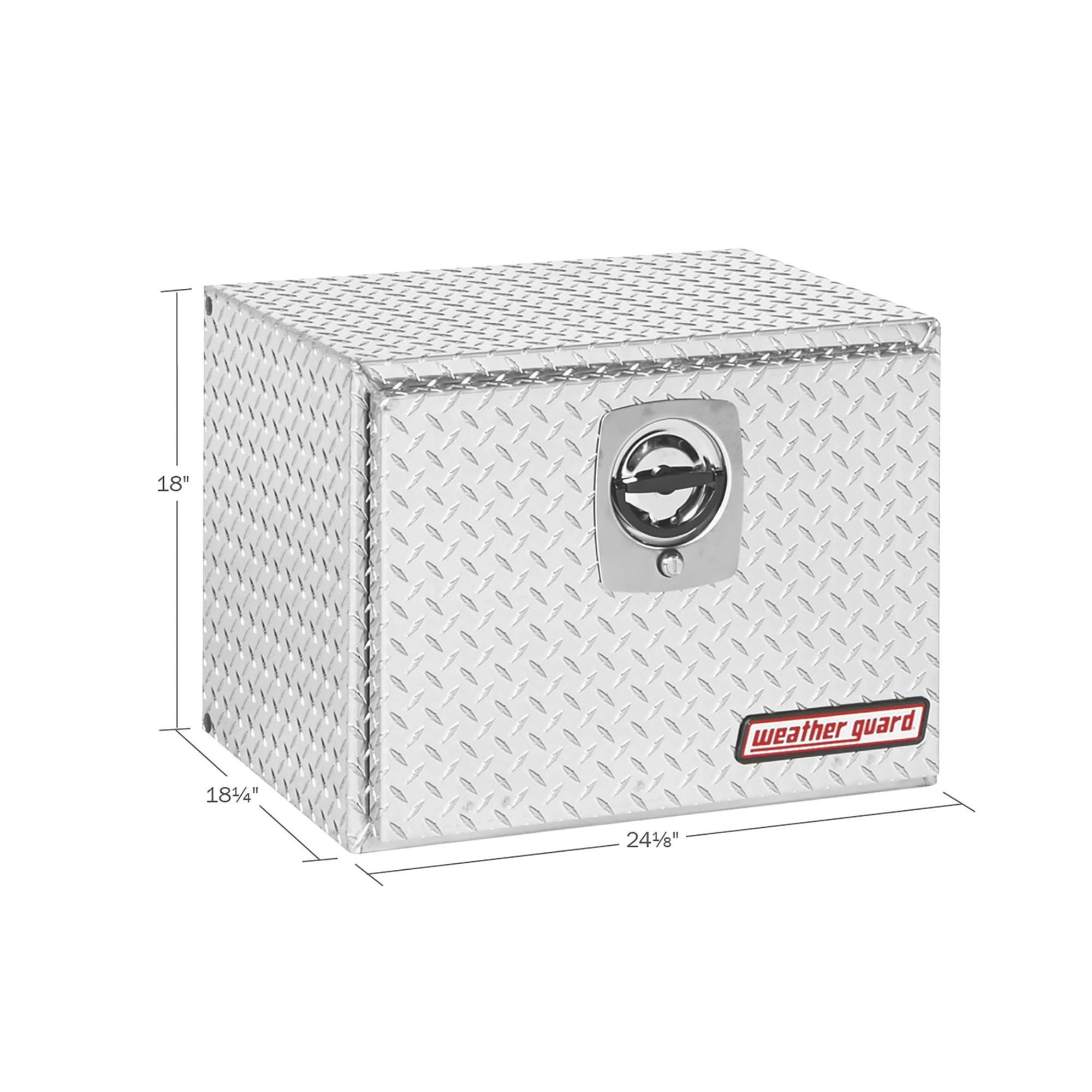 Underbed WEATHER GUARD Tool Box (627002, Aluminum