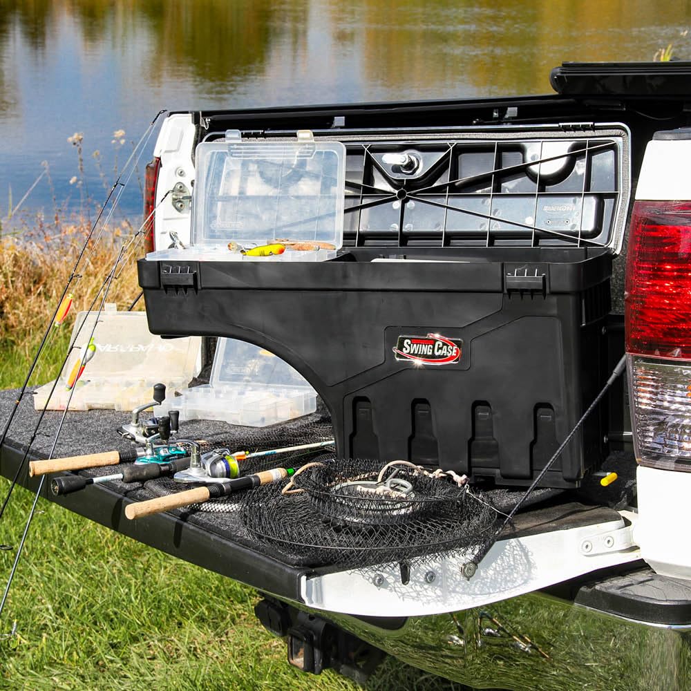 UnderCover SwingCase RealTruck Truck Bed Storage Box | SC203P | Fits 2015 - 2025 Ford F-150 Passenger Side (Includes Lightning)