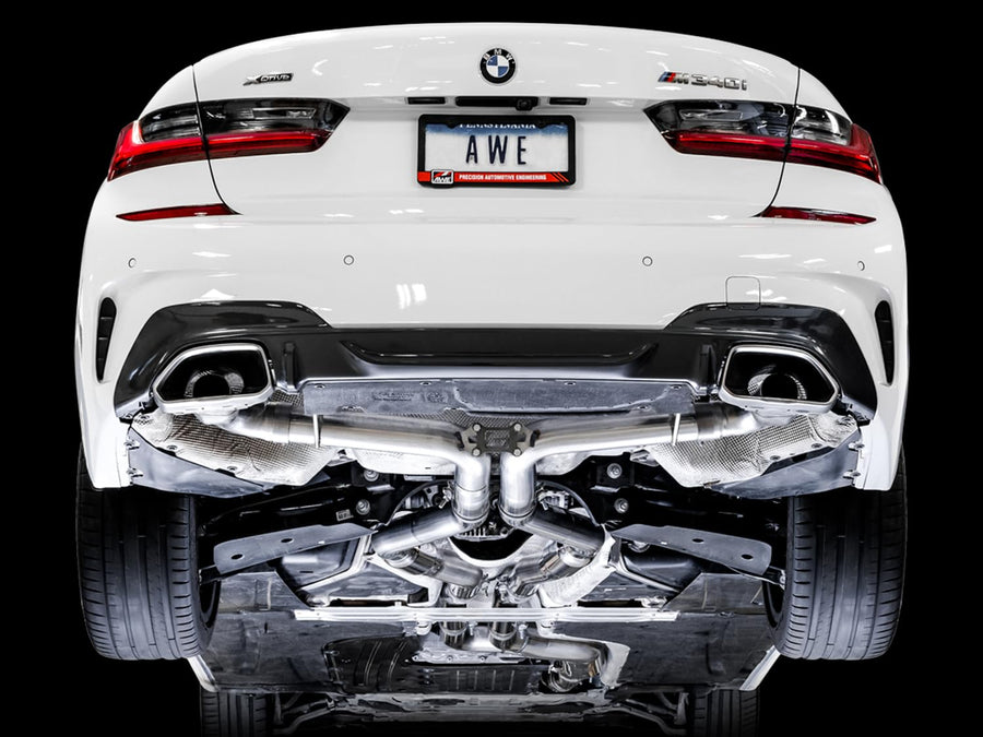 2019+ BMW M340i (G20) AWE Tuning Track Edition Exhaust (Use OE Tips)
