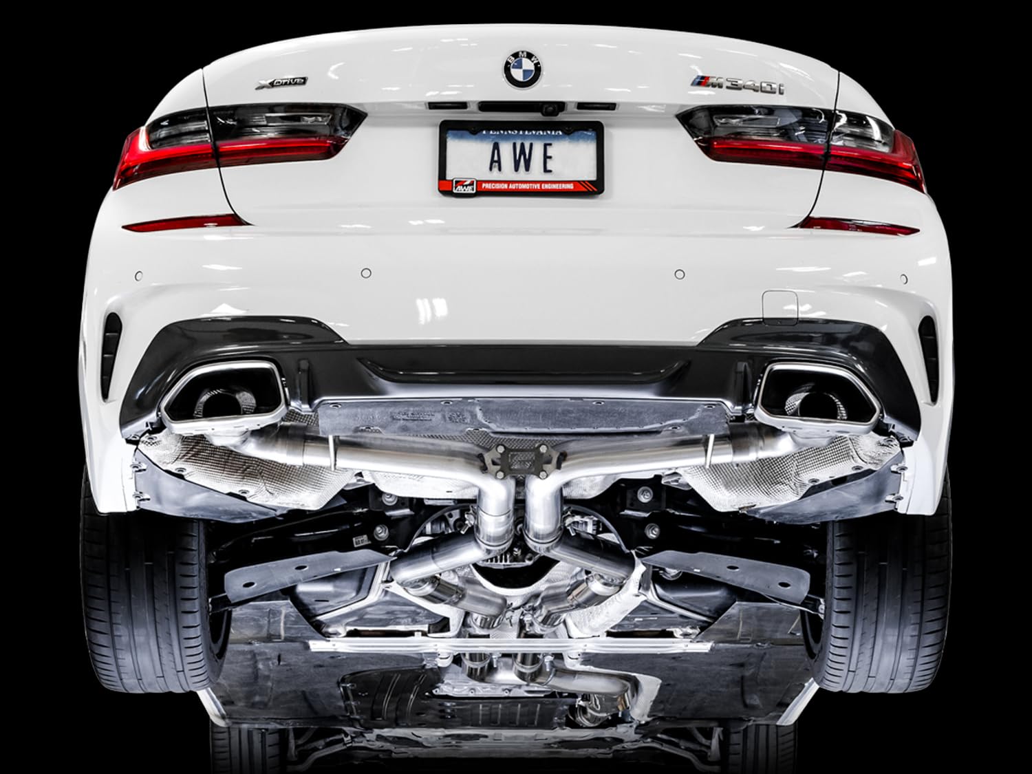 2019+ BMW M340i (G20) AWE Tuning Track Edition Exhaust (Use OE Tips)