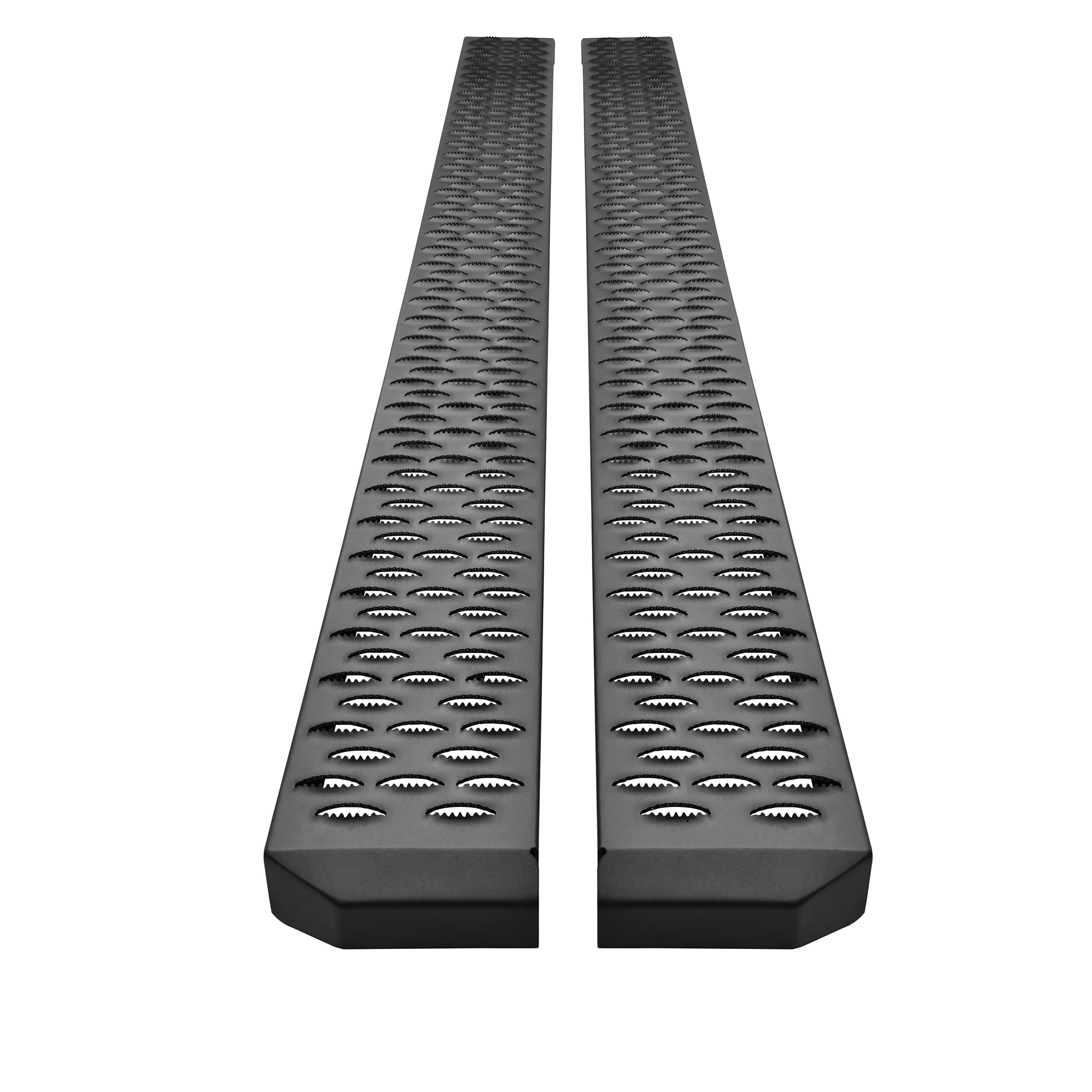 27-74755 Westin Textured Black Grate Steps Running Boards 86 inches Textured Black Running Boards