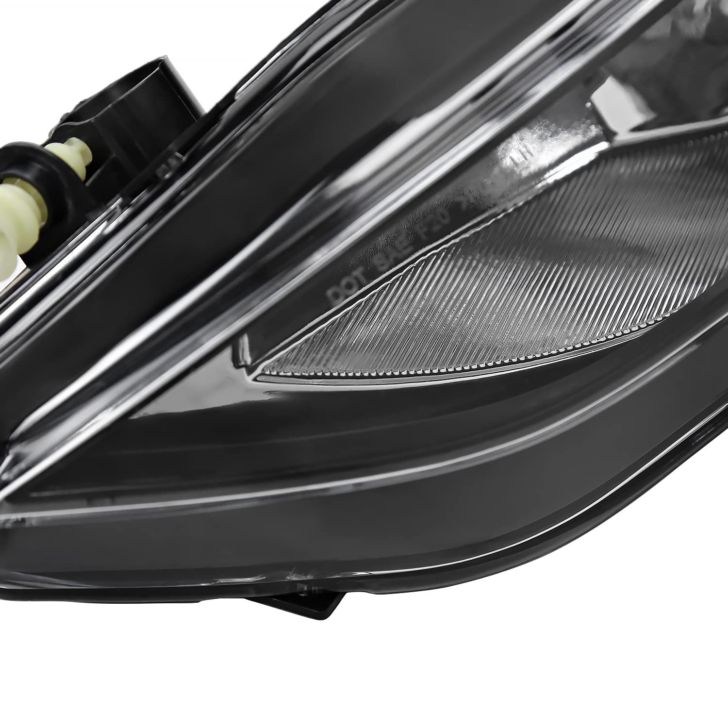 Fog Lights Spec-D Tuning + Switch + Bezel Compatible with 2019-2022 Volkswagen Jetta, Left + Right Pair Fog Lamp Assembly