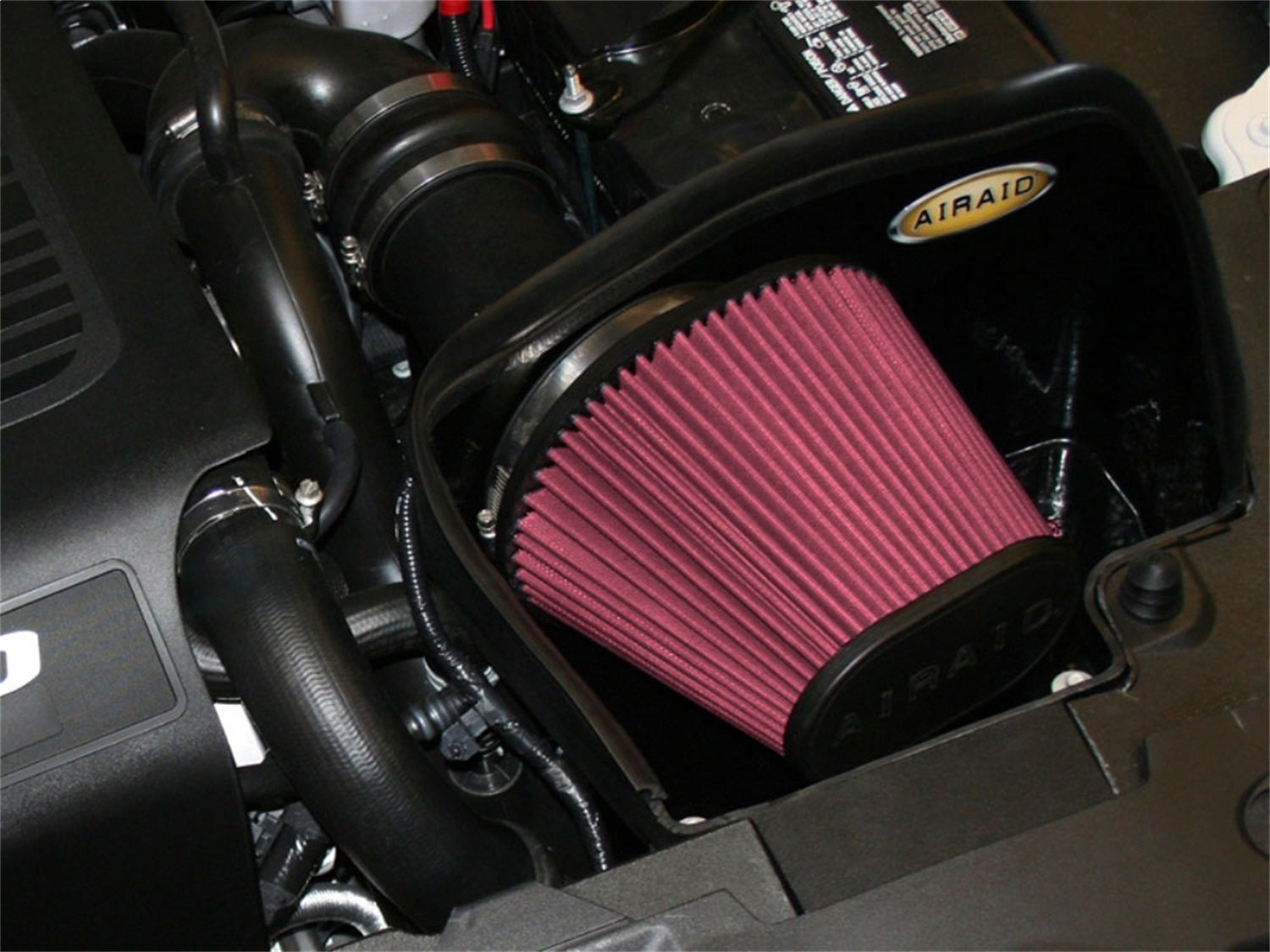 Cold Air Intake System AIRAID by K&N: Increased Horsepower, Dry Synthetic Filter: Compatible with 2010-2019 FORD/LINCOLN (Flex, Taurus SHO, MKT, MKS) AIR-451-260