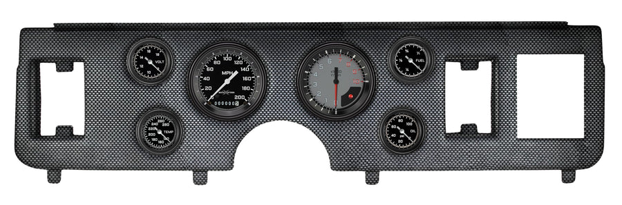 Classic Instruments Autocross CDMU79AXG101CF Gray Full Sweep Direct Fit 6 Gauge Set Compatible with 1979-1986 Mustang