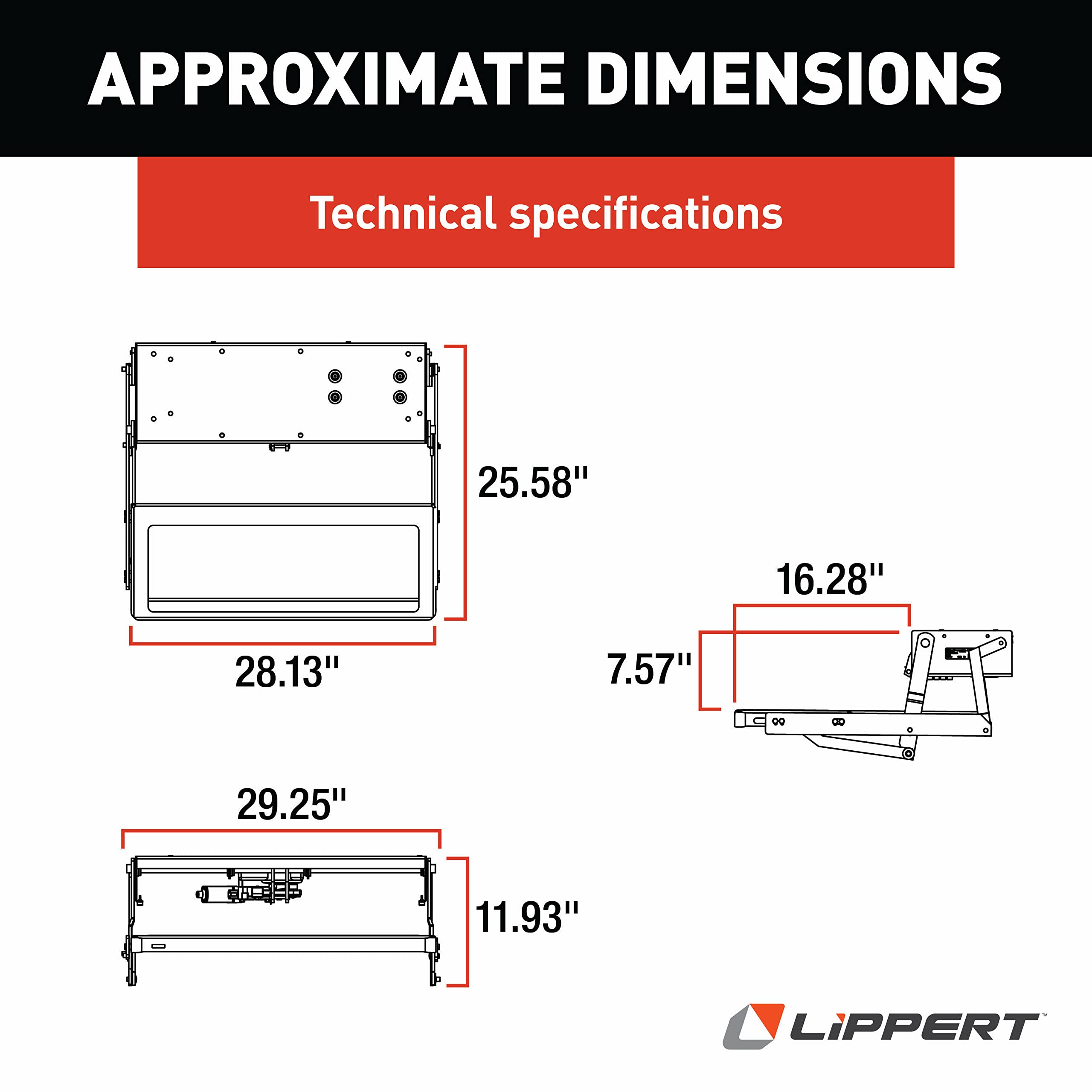 33 Series Kwikee Electric Step Assembly with Logic Control Unit and No Switch Kit for RVs & Travel Trailers