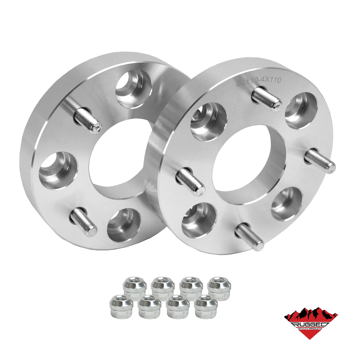 Front/Rear Rugged Wheel Spacer for Polaris Sportsman 90/110/300/400/400/450/500/550/570/800/850/1000/ACE/Forest 500/550/800/850, Machine Pressed High Tensile Studs (See Fitment Details in Description)