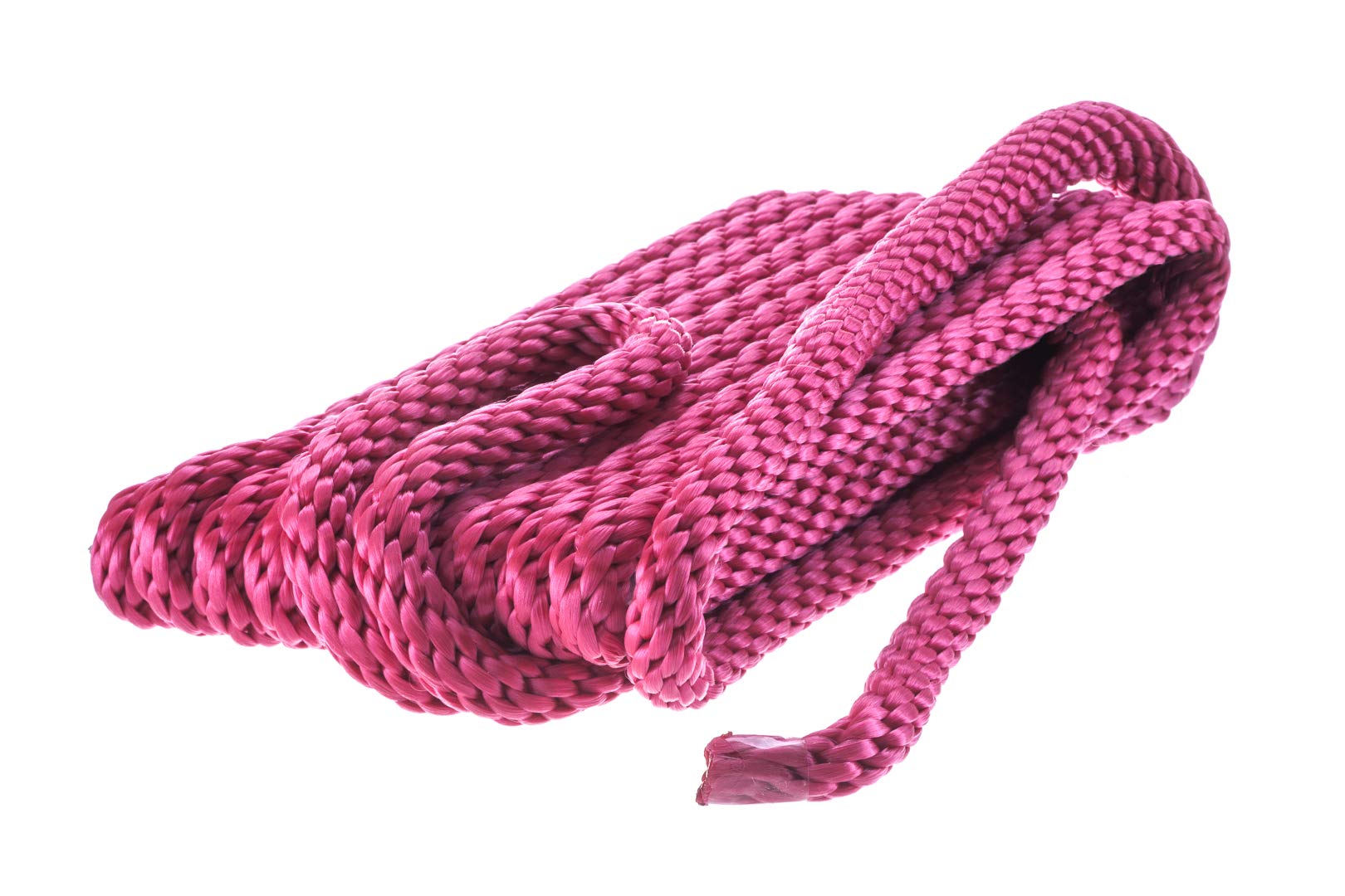Attwood Solid Braided Multifilament Polypropylene (MFP) Dock Line, 3/8-Inch, 15 Feet Long, Bare Ends, Red 11749-7