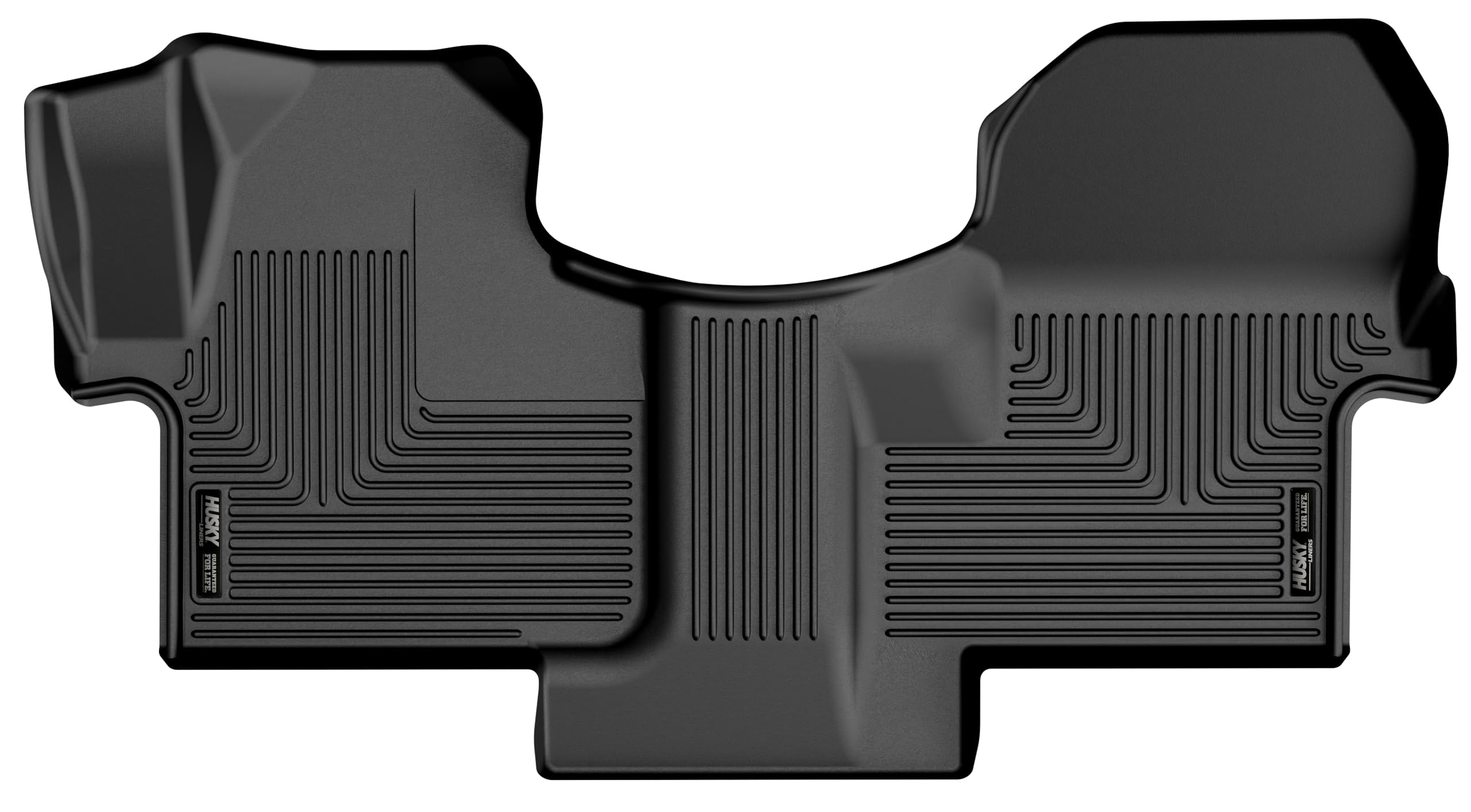 Weatherbeater Husky Liners Floor Mats | Fits 2019-2025 Mercedes-Benz Sprinter 2500/3500 (Models w/Vinyl Flooring only) | Front Row, 2-pc Black - 18061