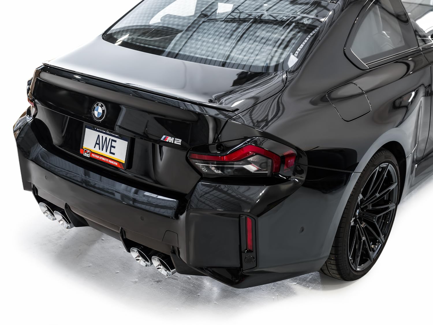 23-24 BMW G87 M2 AWE Tuning Track Edition Exhaust - Chrome Silver Tips