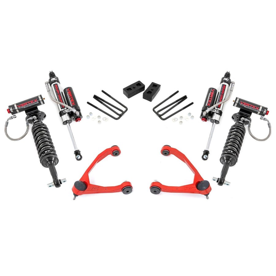 3.5" Rough Country Vertex Lift Kit for 07-18 Chevy/GMC 1500 2WD - 19850RED