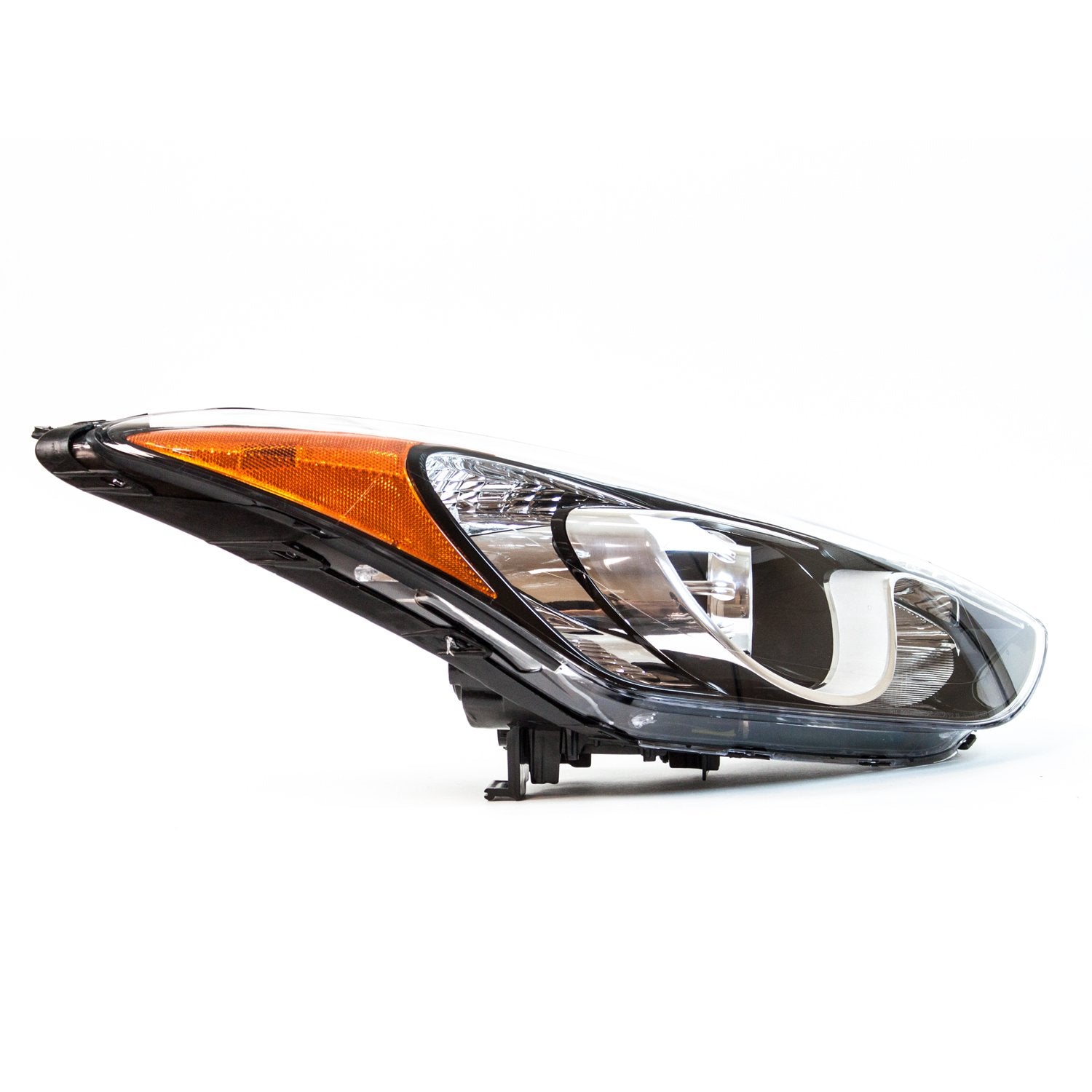 Right TYC Headlight Assembly Compatible with 2013-2017 Hyundai Elantra