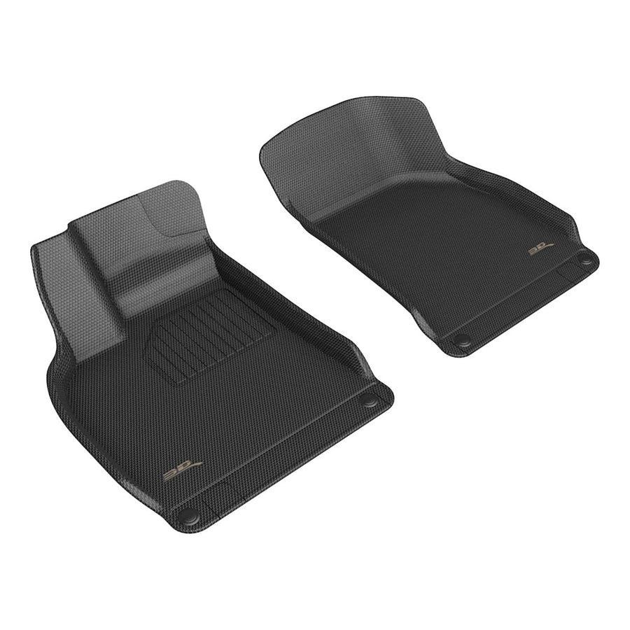 Kagu Floor Mat 3D MAXpider Custom Fit (Black) Compatible with Lucid Air/Air Touring 2022-2025 - Front Row