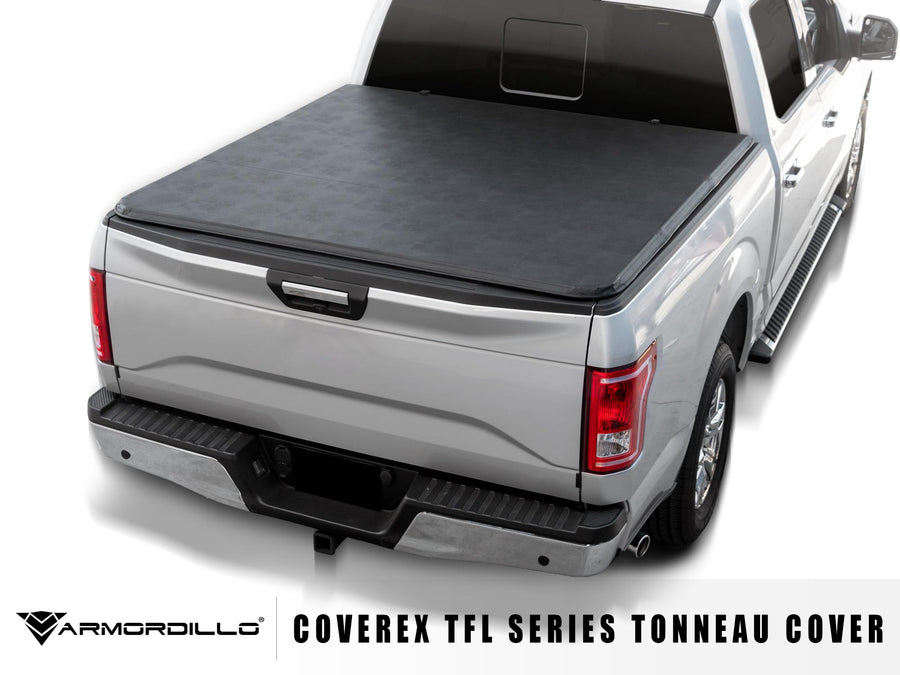 Armordillo TF Series CoveRex Lightweight Soft Vinyl Tri-Fold Truck Bed Tonneau Cover|Compatible with 2024-2025 Toyota Tacoma 5 Ft (60") Short Bed|8735565|Truck Bed Cover