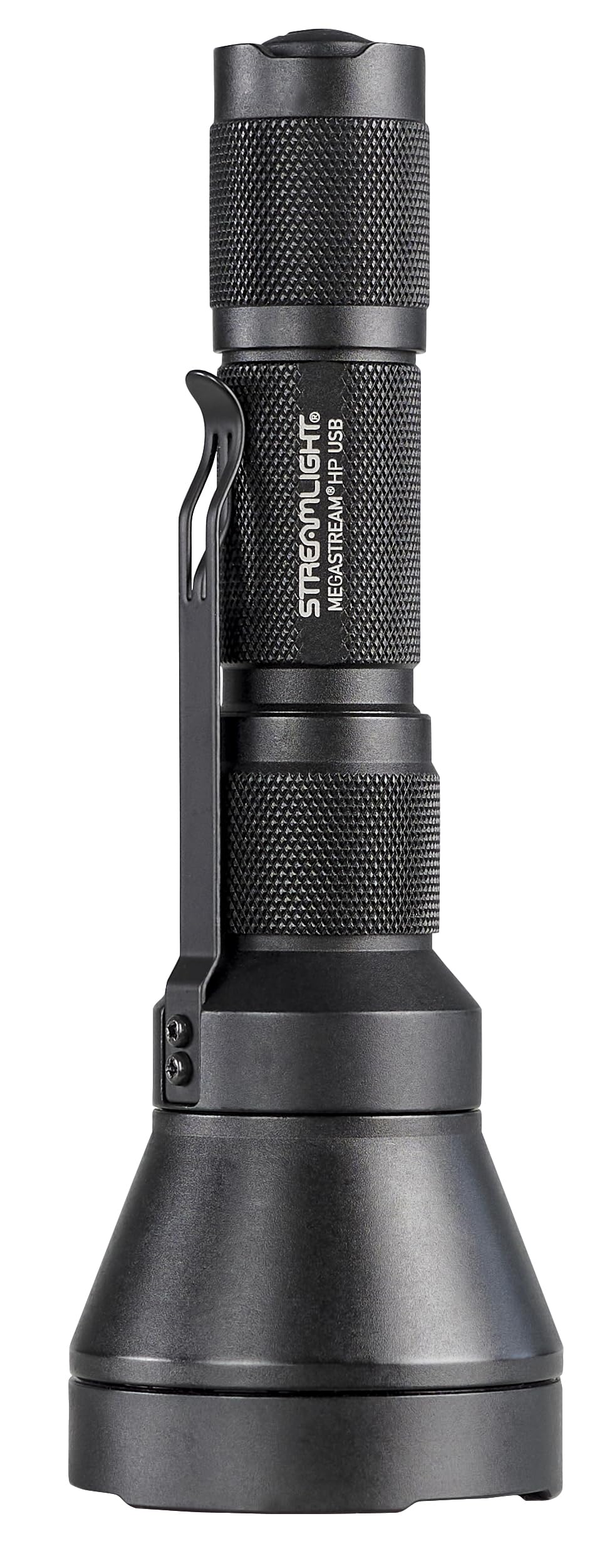 MegaStream Streamlight 66211 HP USB 1350-Lumen 310000-Candela Rechargeable EDC Flashlight Includes Rechargeable Battery, USB-C Cable, and Holster, Black
