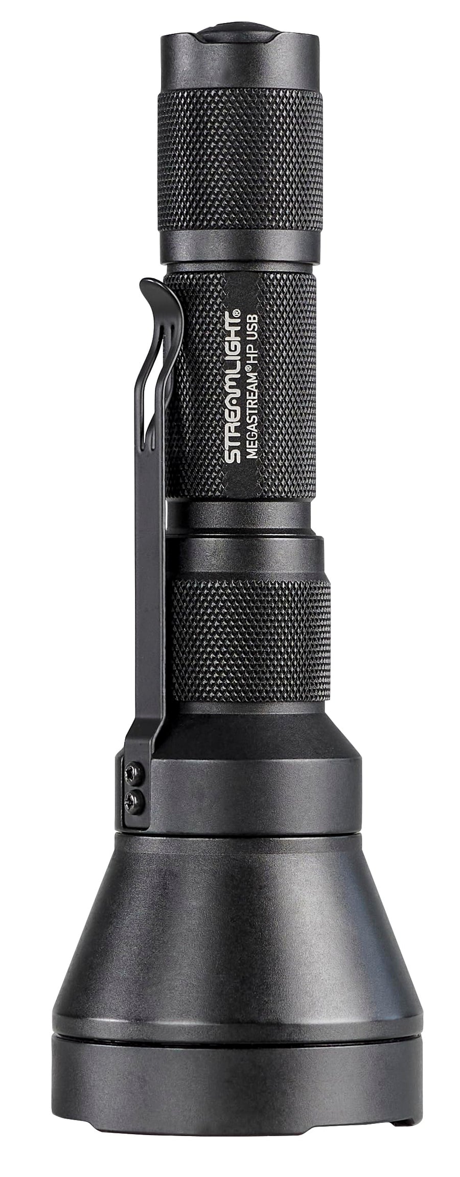 MegaStream Streamlight 66211 HP USB 1350-Lumen 310000-Candela Rechargeable EDC Flashlight Includes Rechargeable Battery, USB-C Cable, and Holster, Black