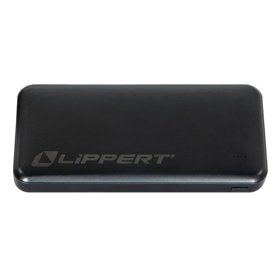 Portable Lippert Replacement 10,000 mAh Power Bank Battery Pack for Heated Camping Chairs with Charging Cord, Micro USB/Type-C Input, Two DC 5V 2A Outputs, Compact, Travel-Ready - 2024043405