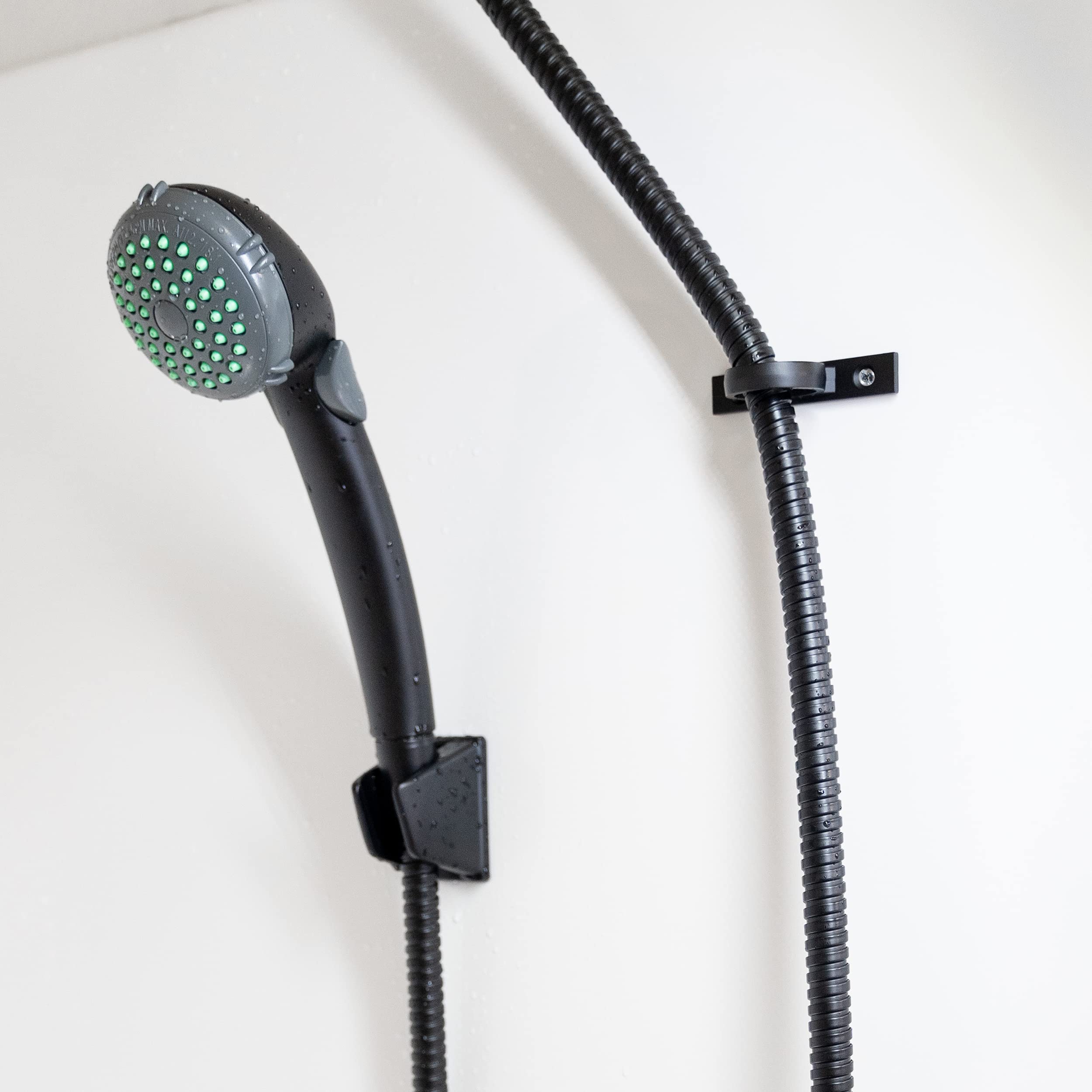 Dura Faucet RV Shower Hose Guide Ring DF-SA155-MB - Mounting Screws Included (Matte Black)