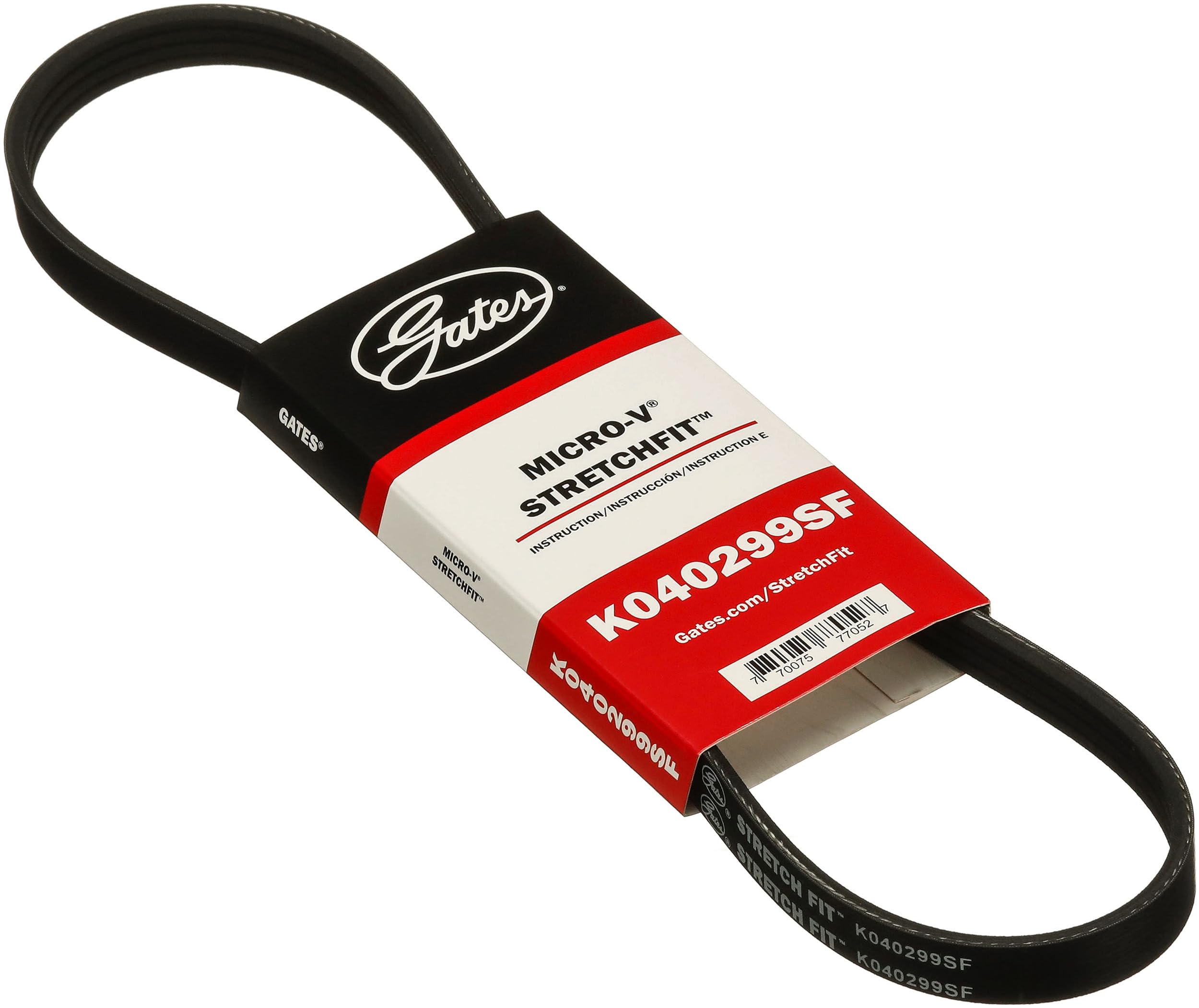 Gates Stretch Fit K040299SF Micro-V Serpentine Drive Belt