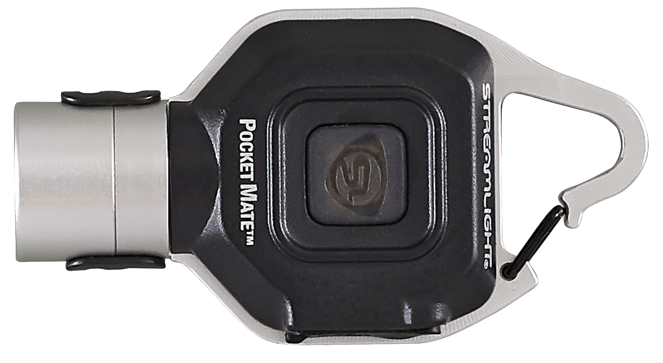 Pocket Mate Streamlight 73300 325-Lumen Keychain/Clip-on USB Rechargeable Flashlight, Silver