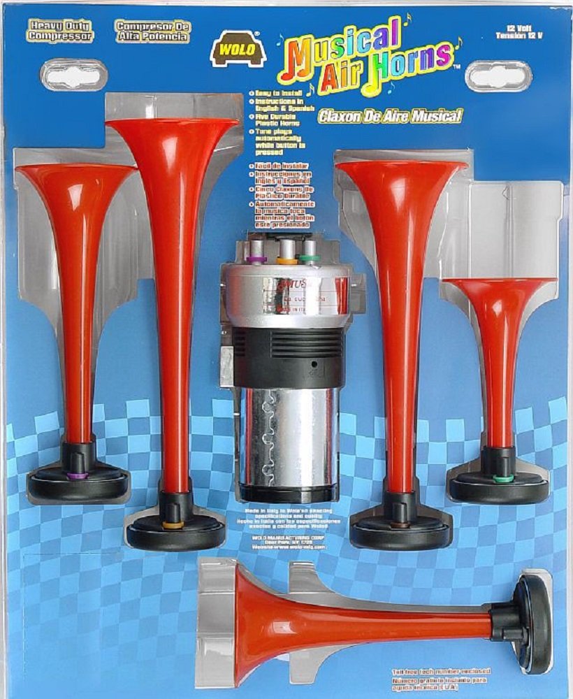 Musical Wolo (450) Horn - 12 Volt, Plays La Bamba