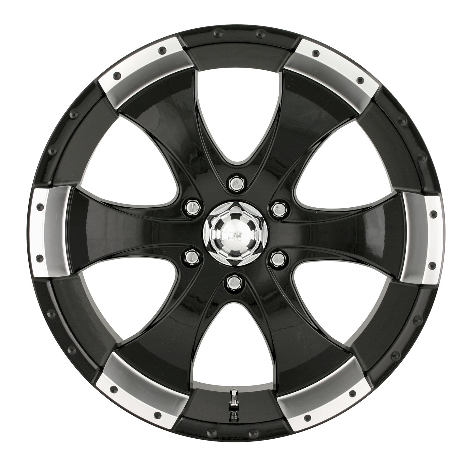 Black Ion Alloy 136 Machined Wheel (15x6"/5x114.3mm)