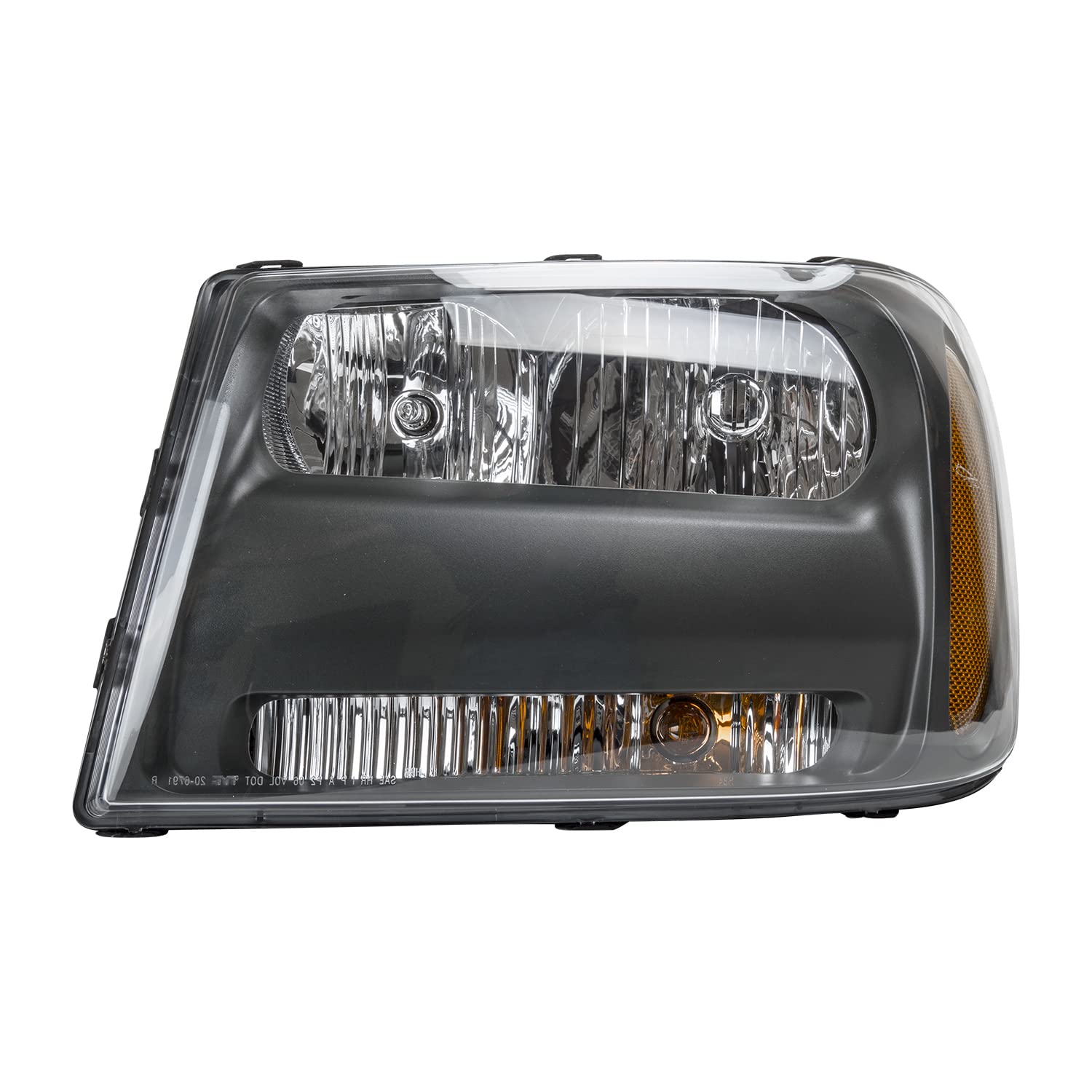 Left TYC Headlight Assembly Compatible with 2006-2009 Chevrolet Trail Blazer