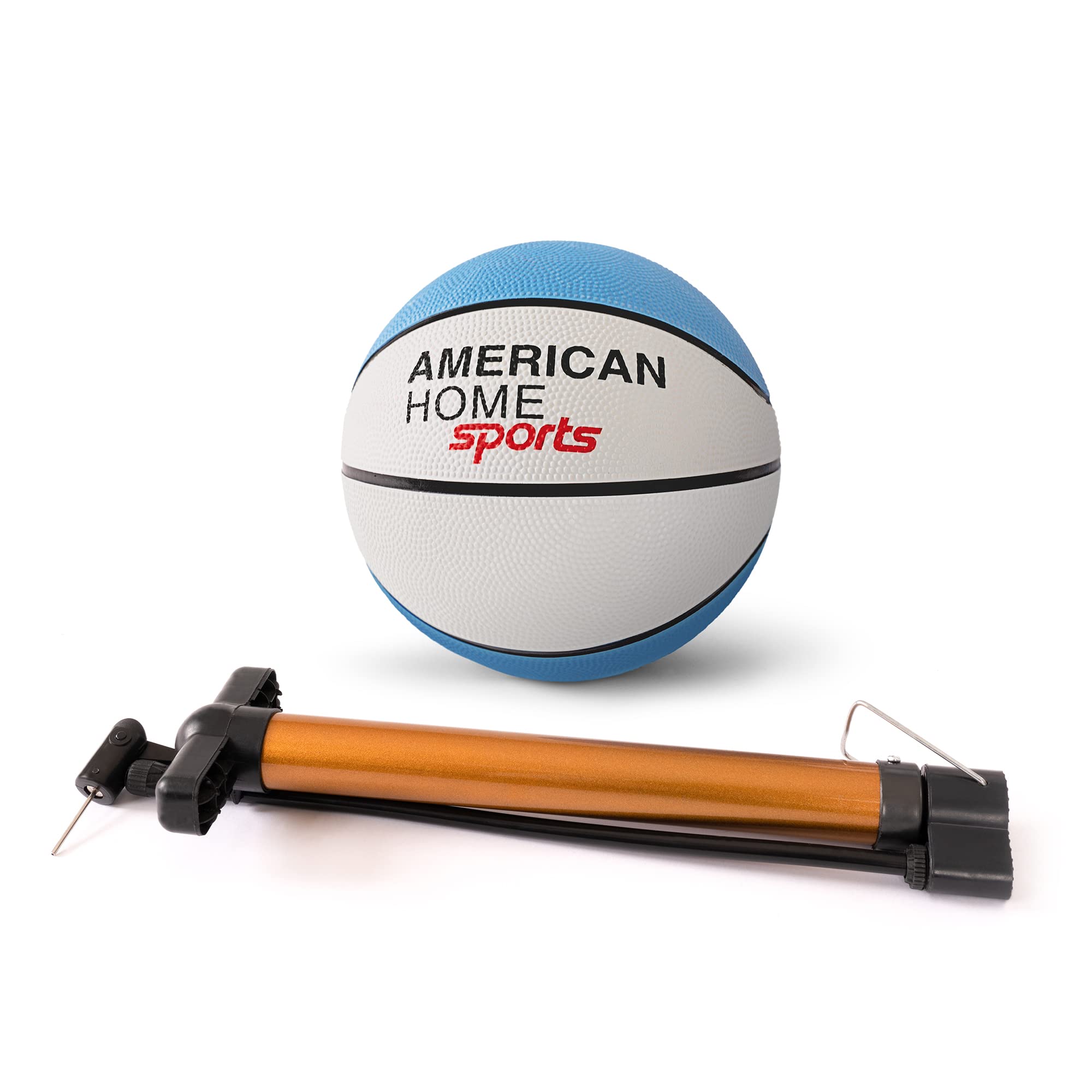 Simplay3 Basketball Hoop Pooltime Game Set for Swimming Pools, Includes Ball, Pump and Net- Blue, Ages 8+, Made in The USA