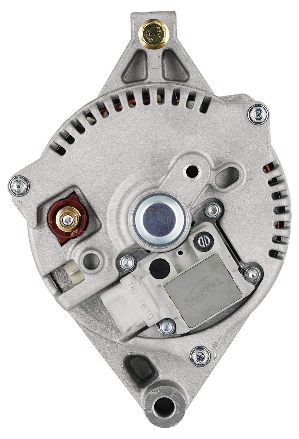 Alt Powermaster Ford 3G Natural 200A 6 grv Pulley Large Frame Str MTG 8.11" 7:00 O'clock OE Only VR
