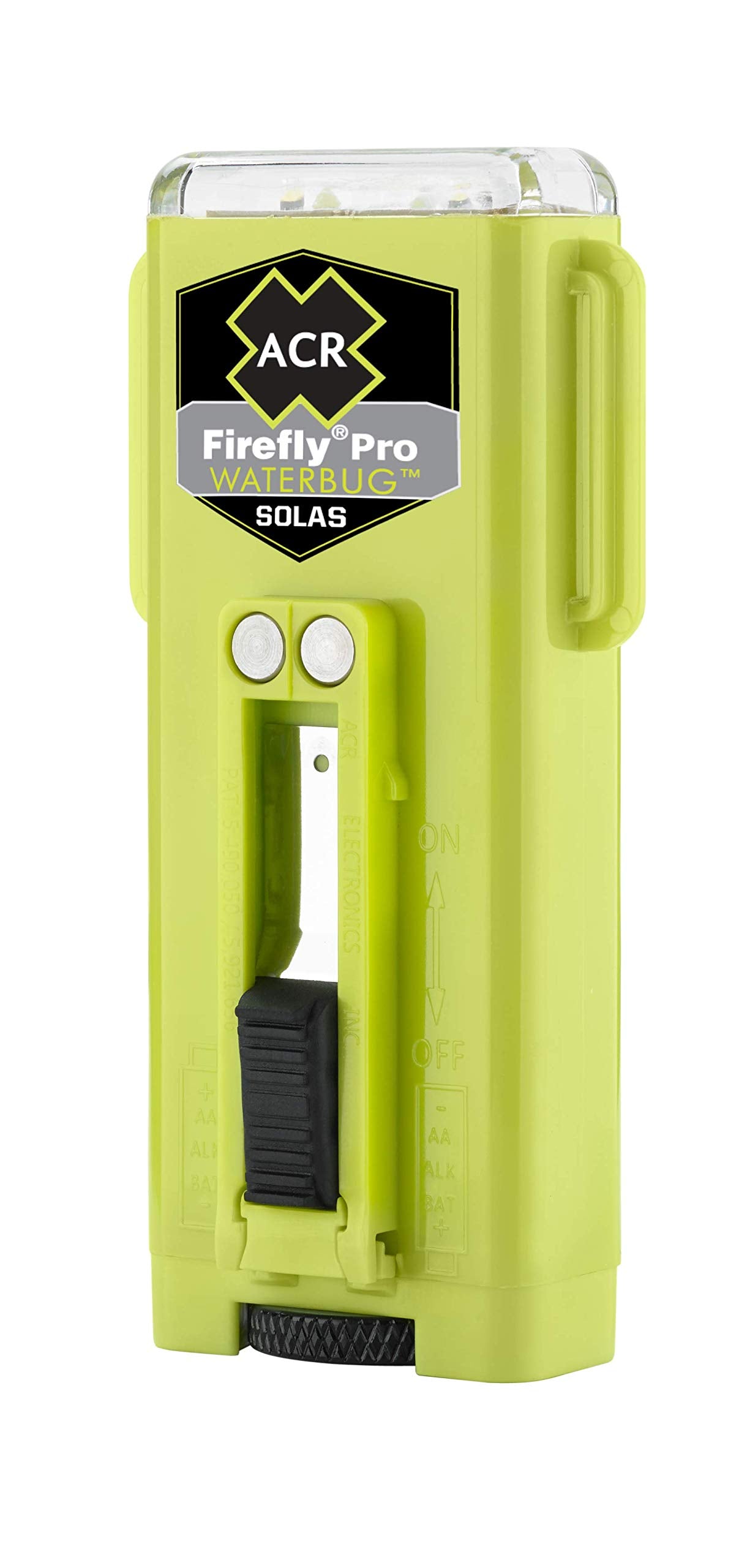 Firefly Pro ACR Waterbug LED Strobe Light – Military-Grade, SOS & Steady-On Modes, SOLAS & USCG Certified, High-Intensity Marine Safety, Emergency Visibility & Durability (3971.3)