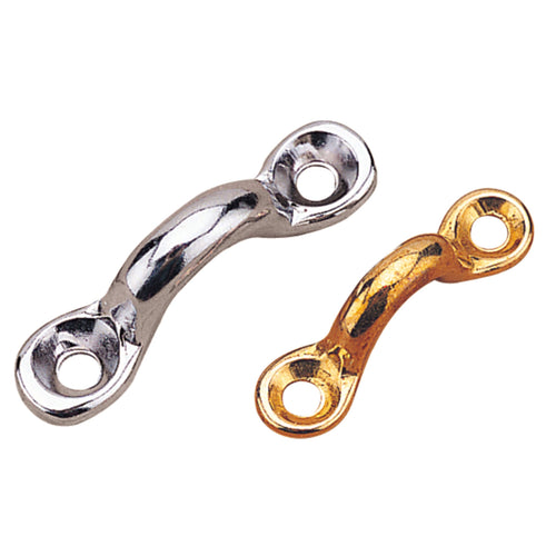 Chrome Brass Sea Dog Pad Eye - 5/16