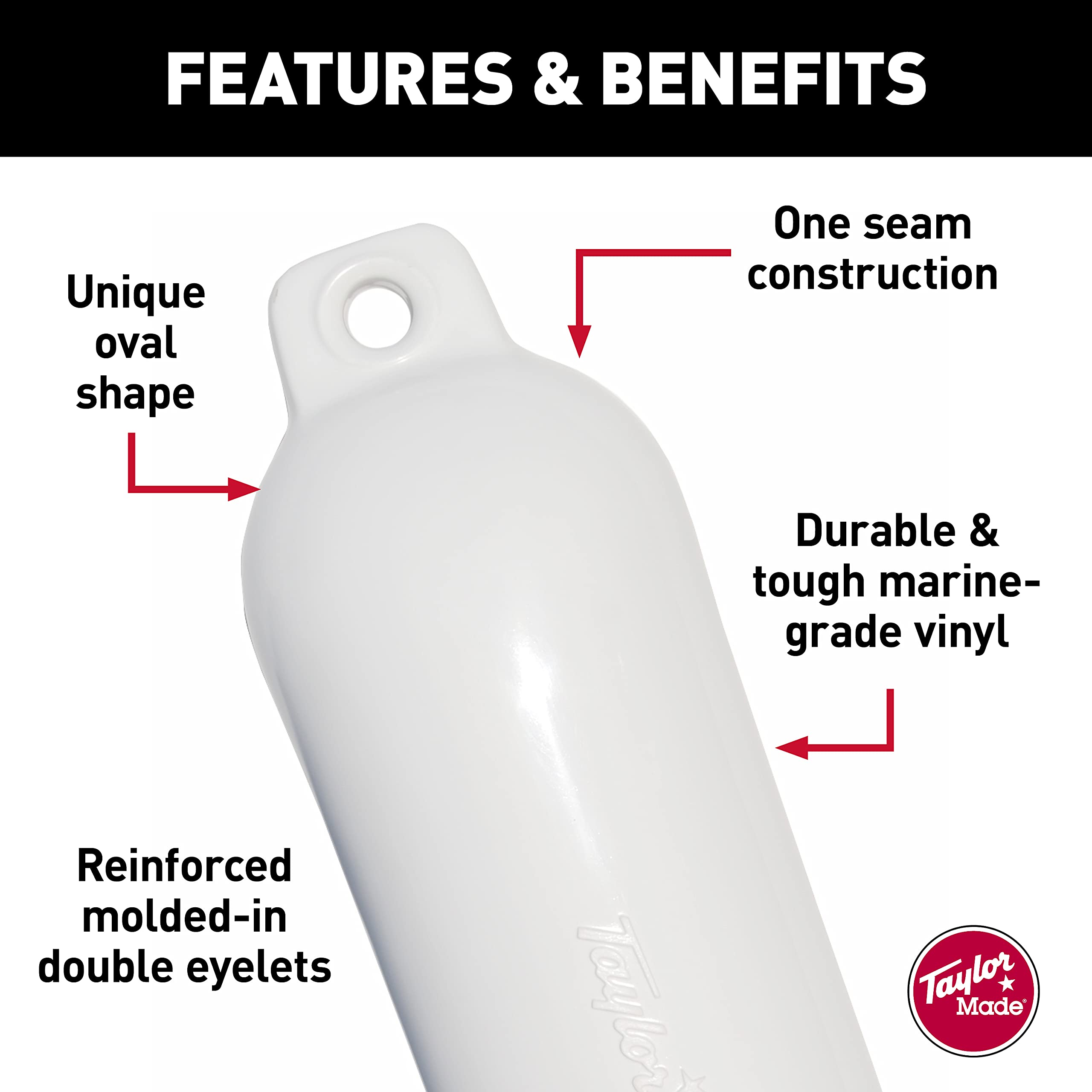 Hull-Gard Utility Fender TAYLOR MADE PRODUCTS For Boats