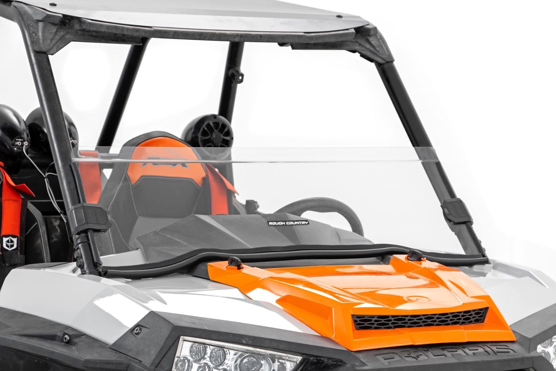 Rough Country Half Windshield Front for Polaris RZR 1000-98182011A