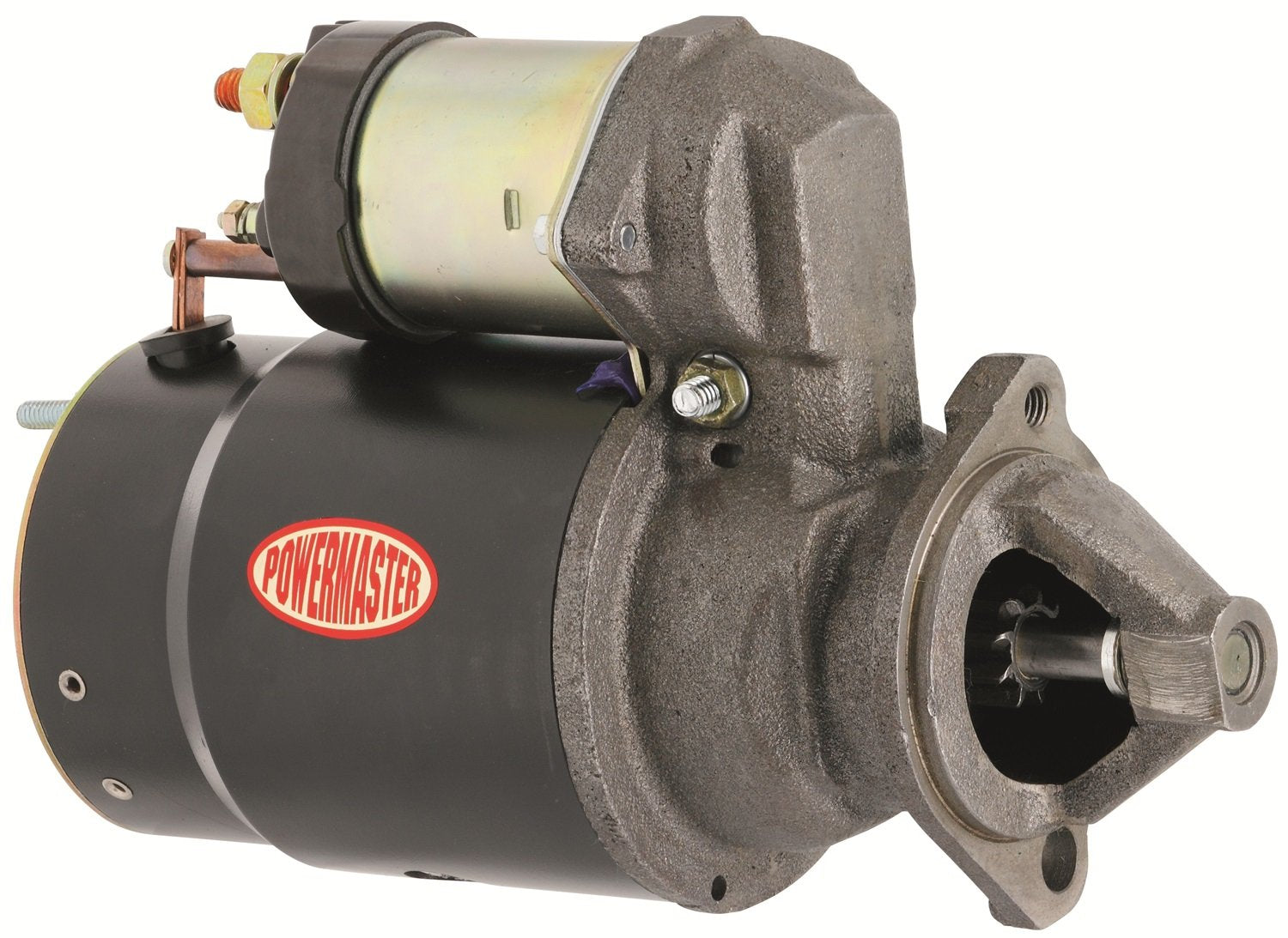 Str 10MT POWERMASTER Chevy 3 Bolt Bell Hsg MTG 168T Flyw w/Cast Iron DE