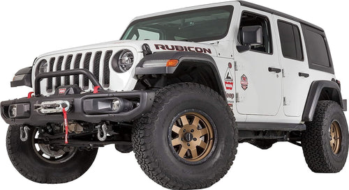 Jeep JL WARN 102355 Rubicon Front Bumper Grille Guard Tube, Low-Height