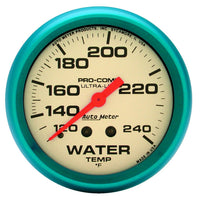 Ultra-Nite AUTO METER 4532 Water Temperature Gauge, 2 5/8"