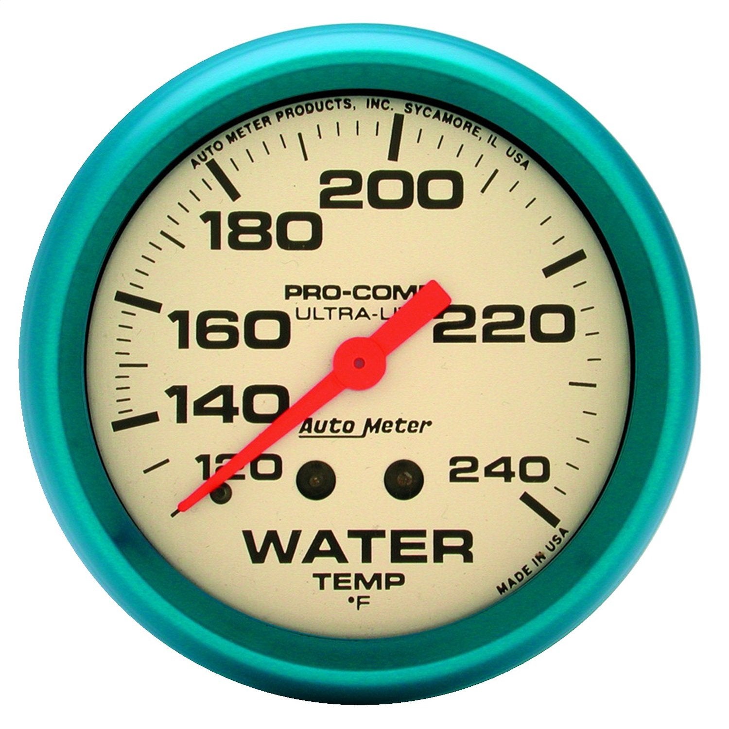 Ultra-Nite AUTO METER 4532 Water Temperature Gauge, 2 5/8"
