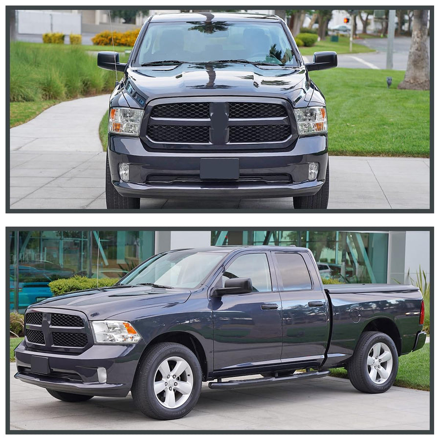 Left Driver Side View Mirror Spec-D Tuning Manual Compatible with 2009-2018 Dodge Ram 1500, 2019-2021 Classic