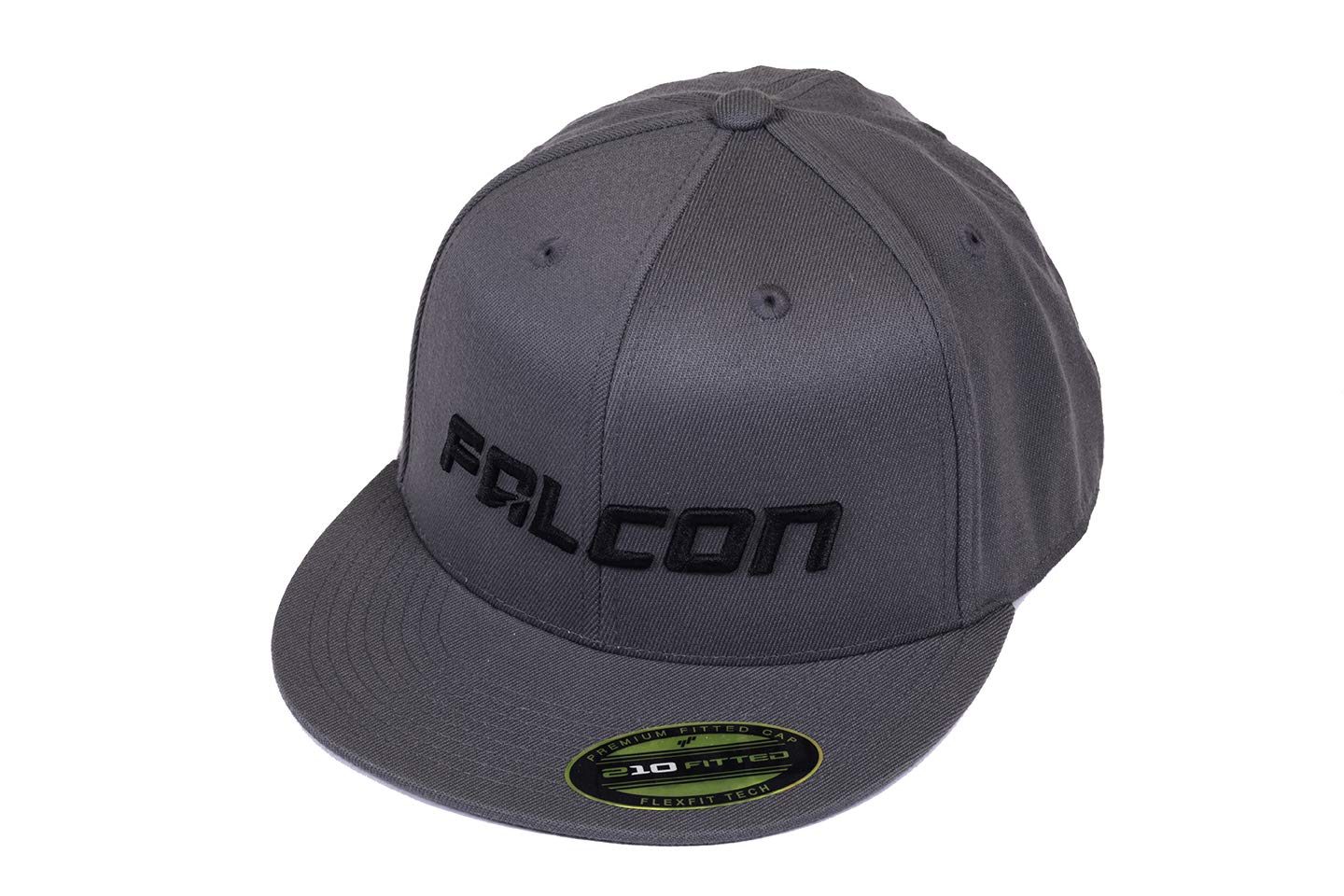 Premium Flexfit Falcon Hat Flat Visor Dark Gray - Small/Medium